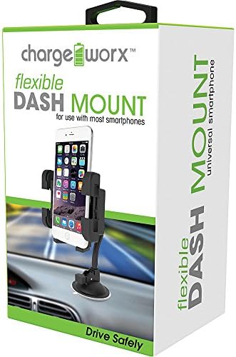 Car Phone Mount for Dashboard & Windshield, Suction Cup, 8.5-Inch Gooseneck