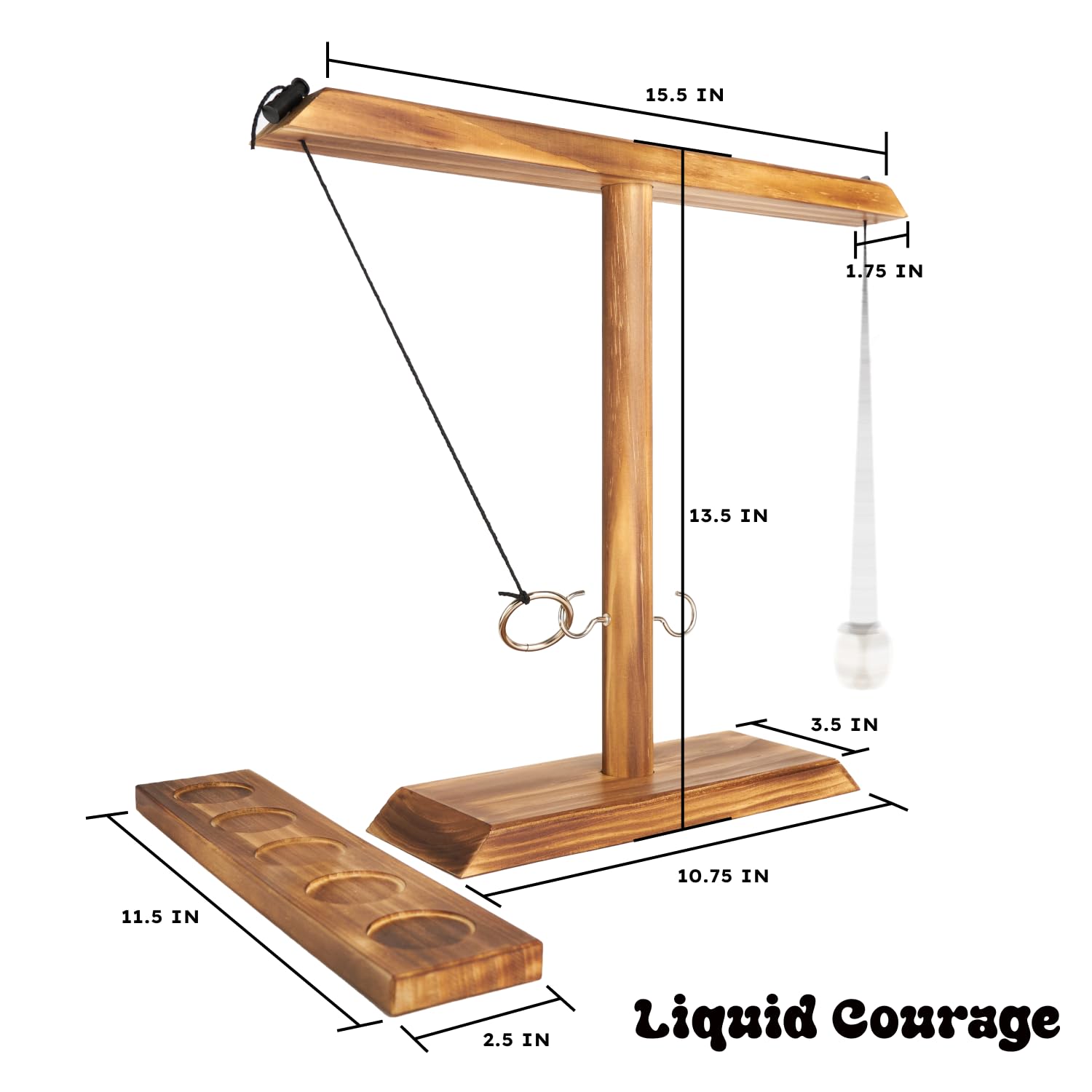 Liquid Courage Ring Toss Game