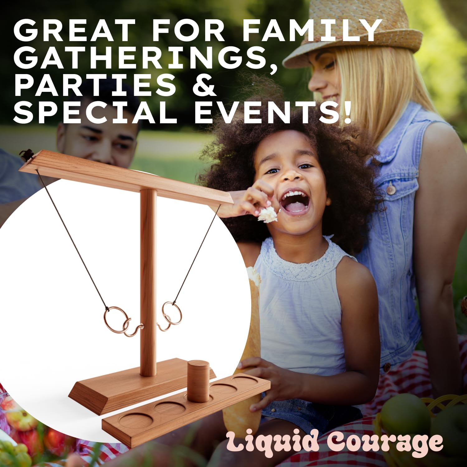 Liquid Courage Ring Toss Game