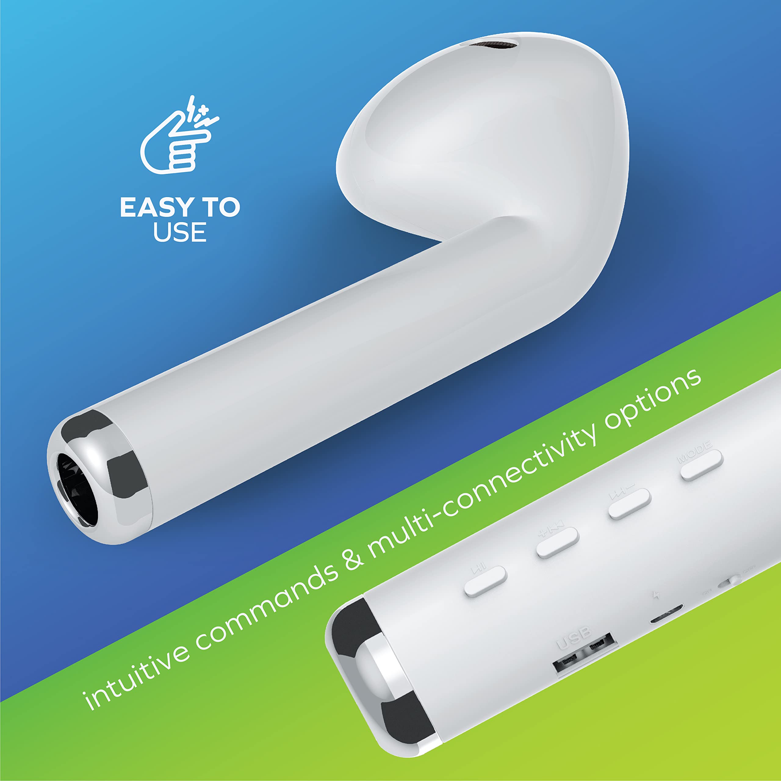 Portable Earbud Shape Coby True Wireless Speaker