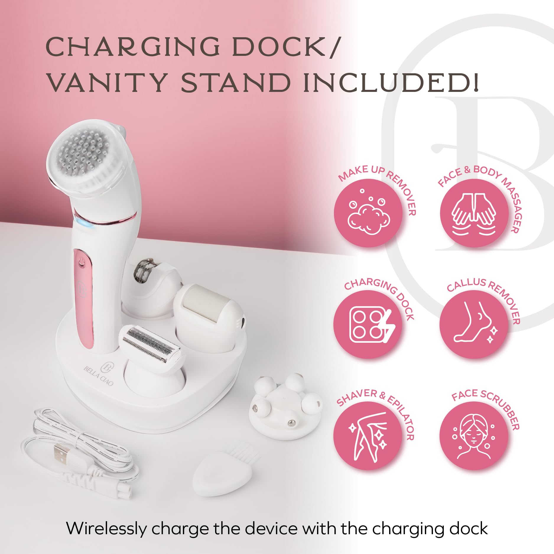 Bella Ciao 9-Piece Cordless Epilator
