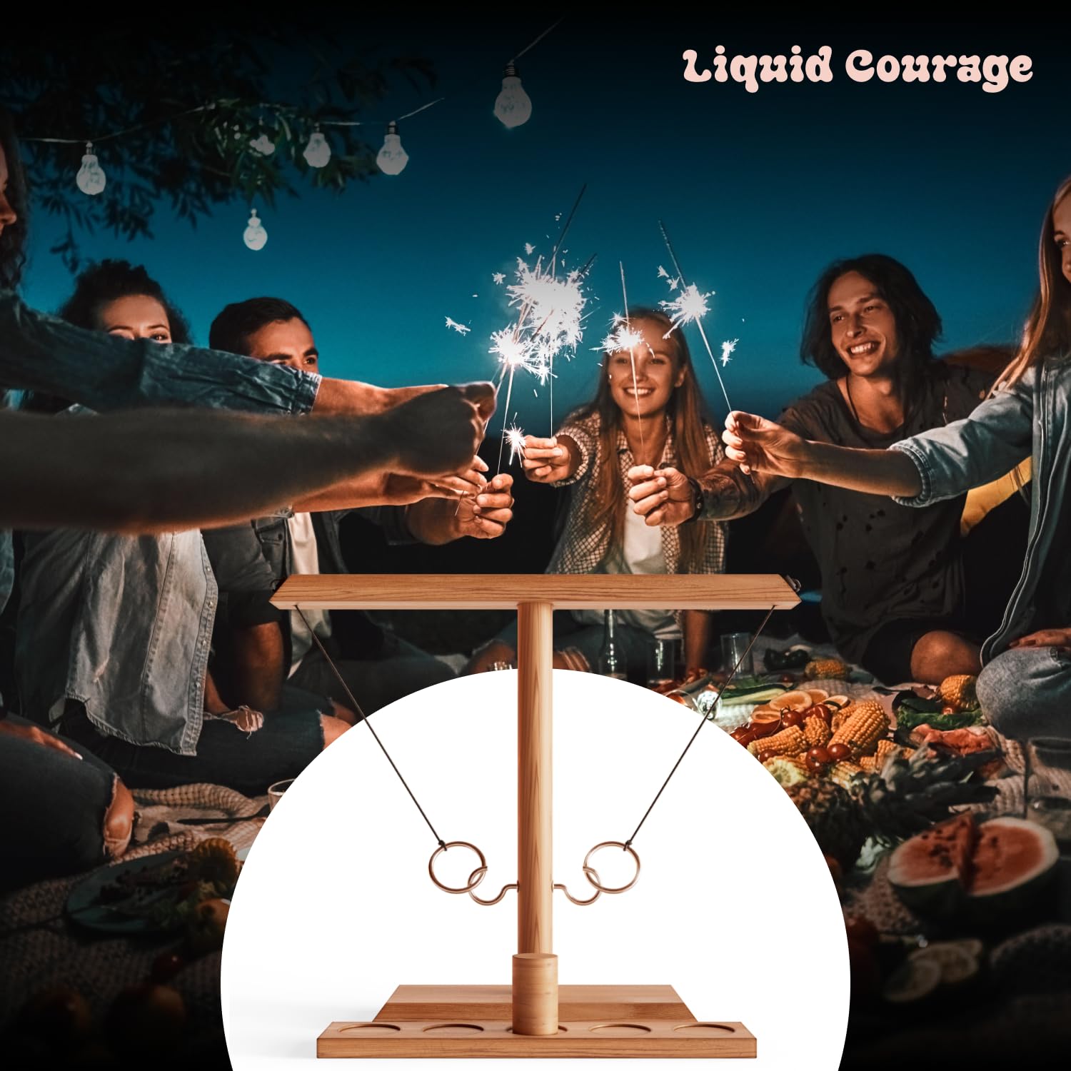 Liquid Courage Ring Toss Game