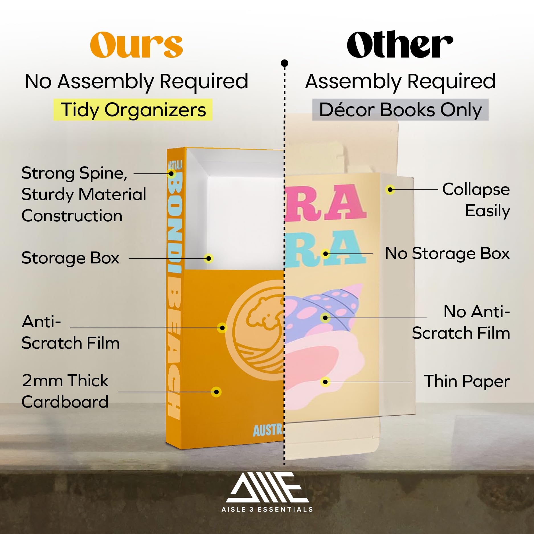 Preppy Room Decor Books with Storage