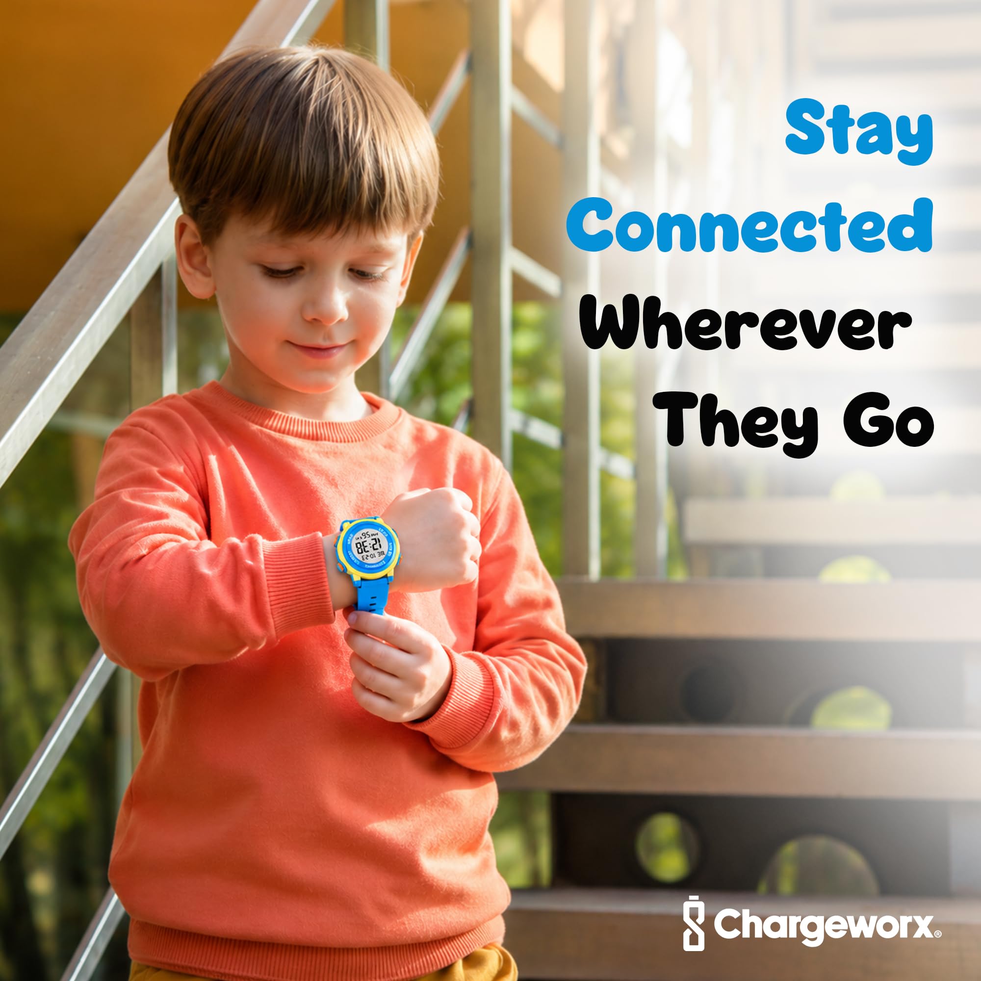 Digital Watch for Kids w/Apple Find My Tracker for Boys & Girls Ages 4-12