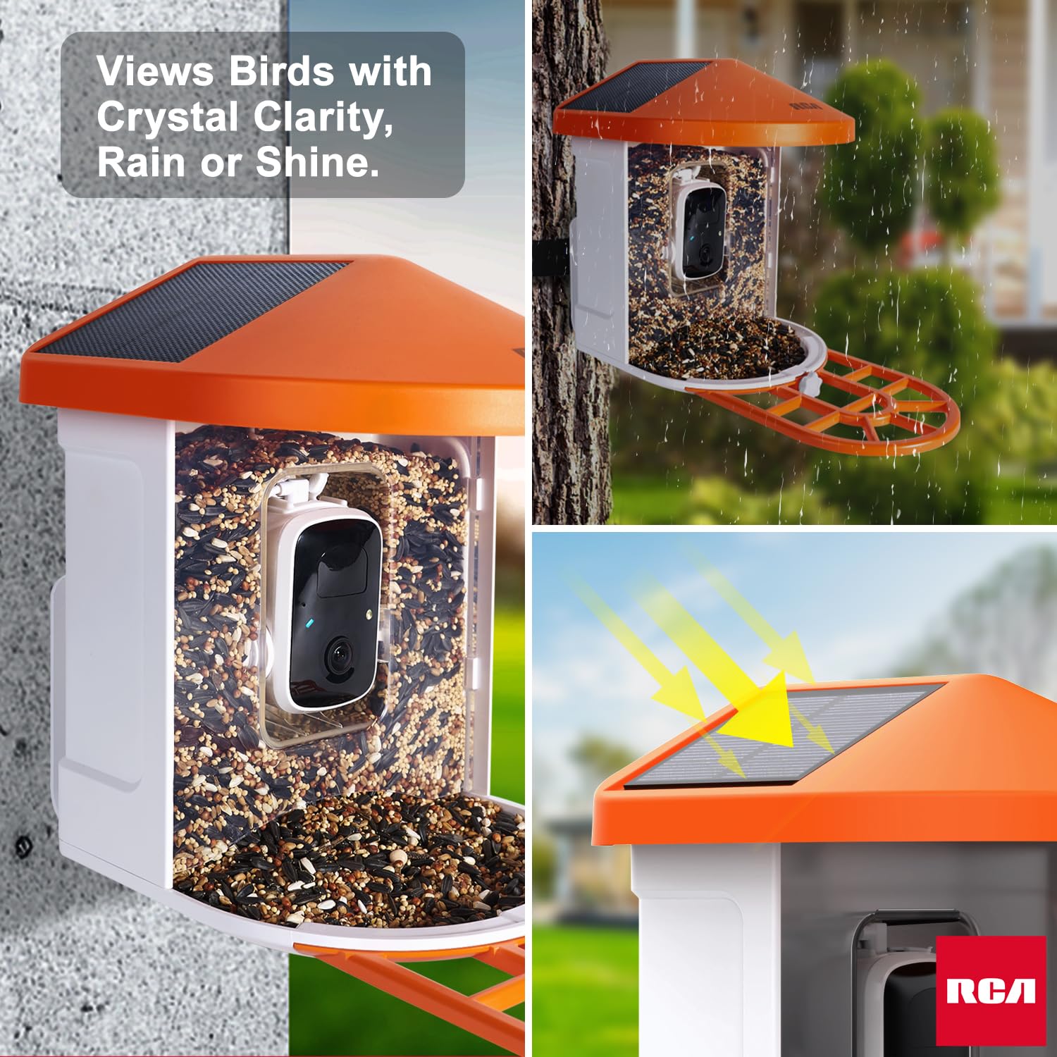 RCA Smart Bird Feeder with HD Camera