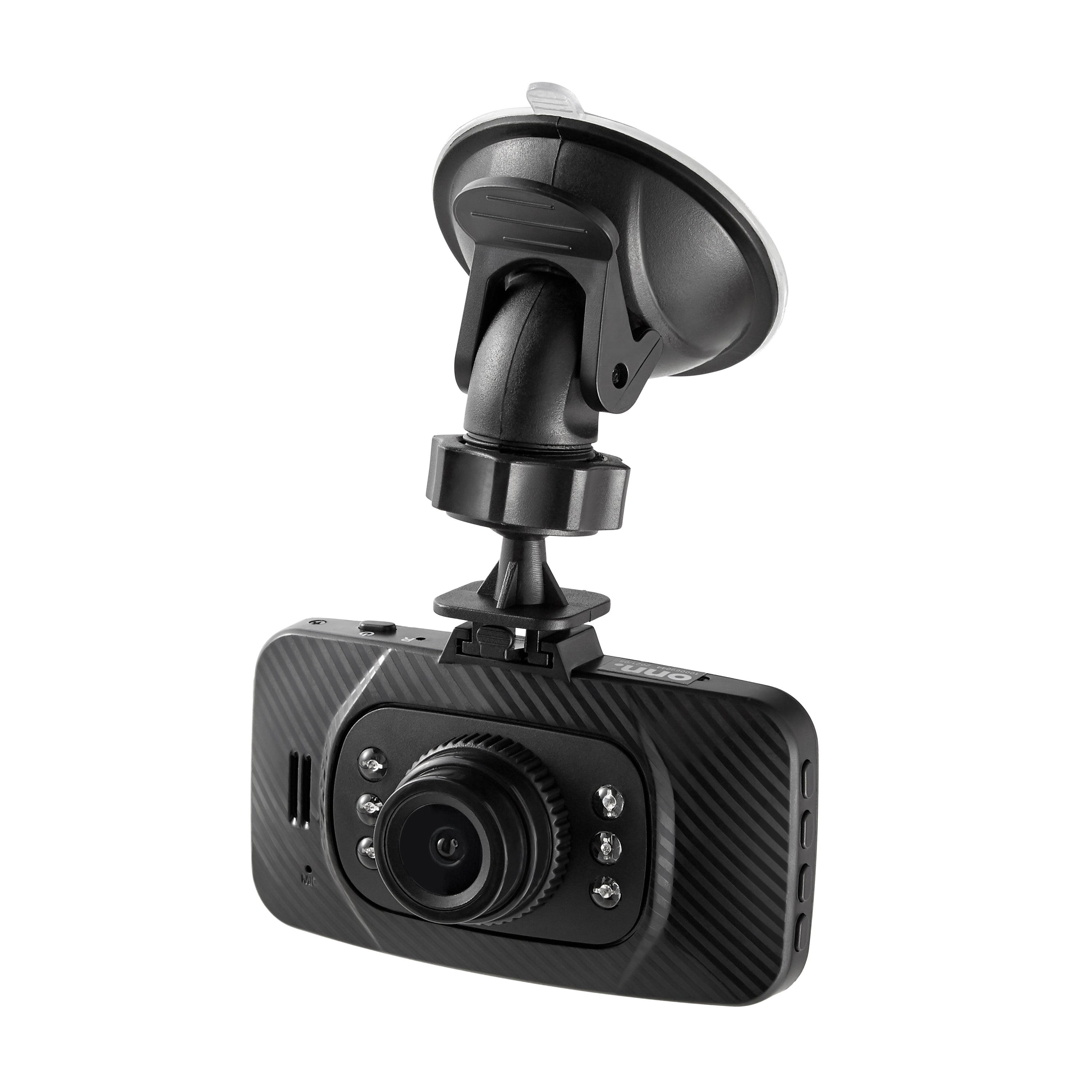 Onn 1080P Dash Camera With 2.6" LCD Screen and 8GB SD Card