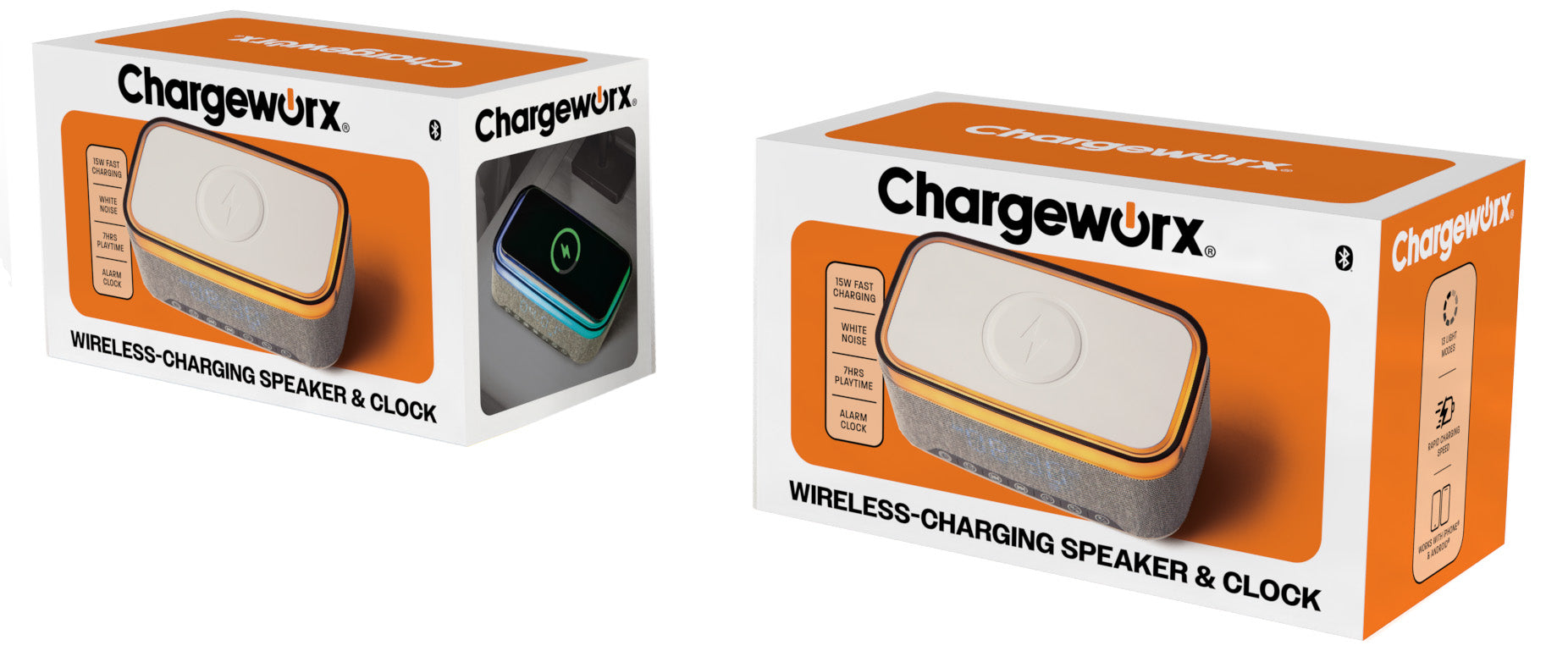 WIRELESS-CHARGING SPEAKER AND CLOCK
