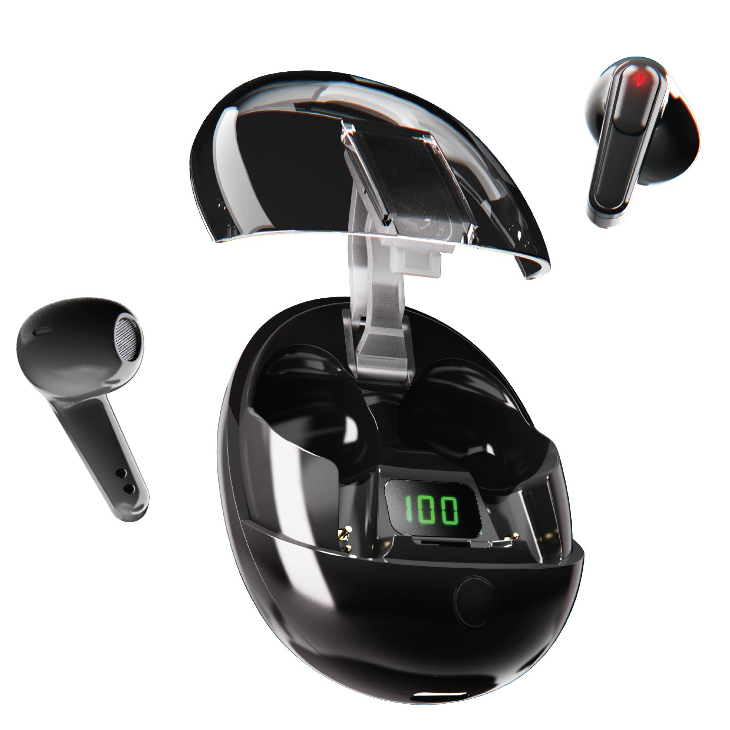 TRUE WIRELESS EARBUDS WITH CHARGING CASE