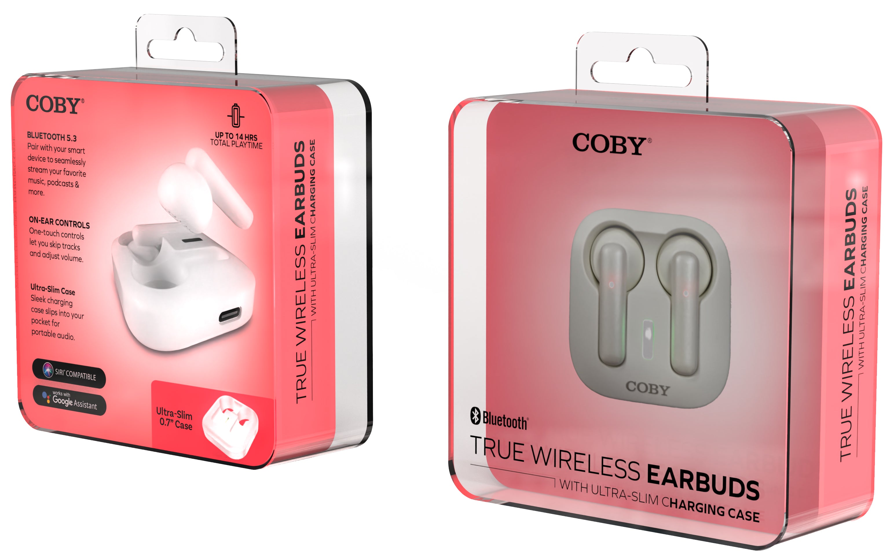 TRUE WIRELESS EARBUDS WITH CHARGING CASE