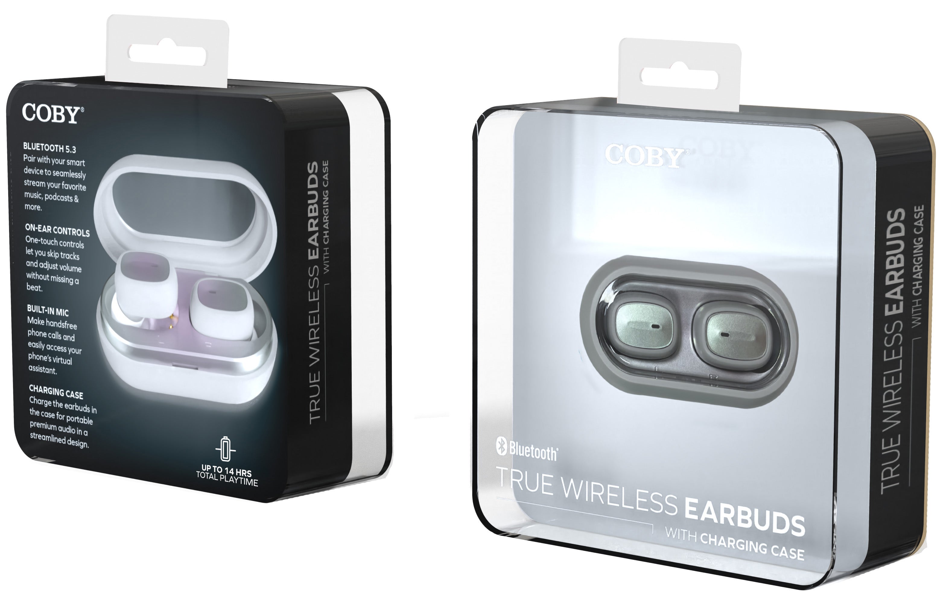 TRUE WIRELESS EARBUDS WITH CHARGING CASE