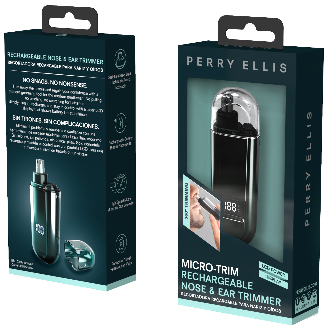 Micro-Trim Rechargeable Nose & Ear Trimmer