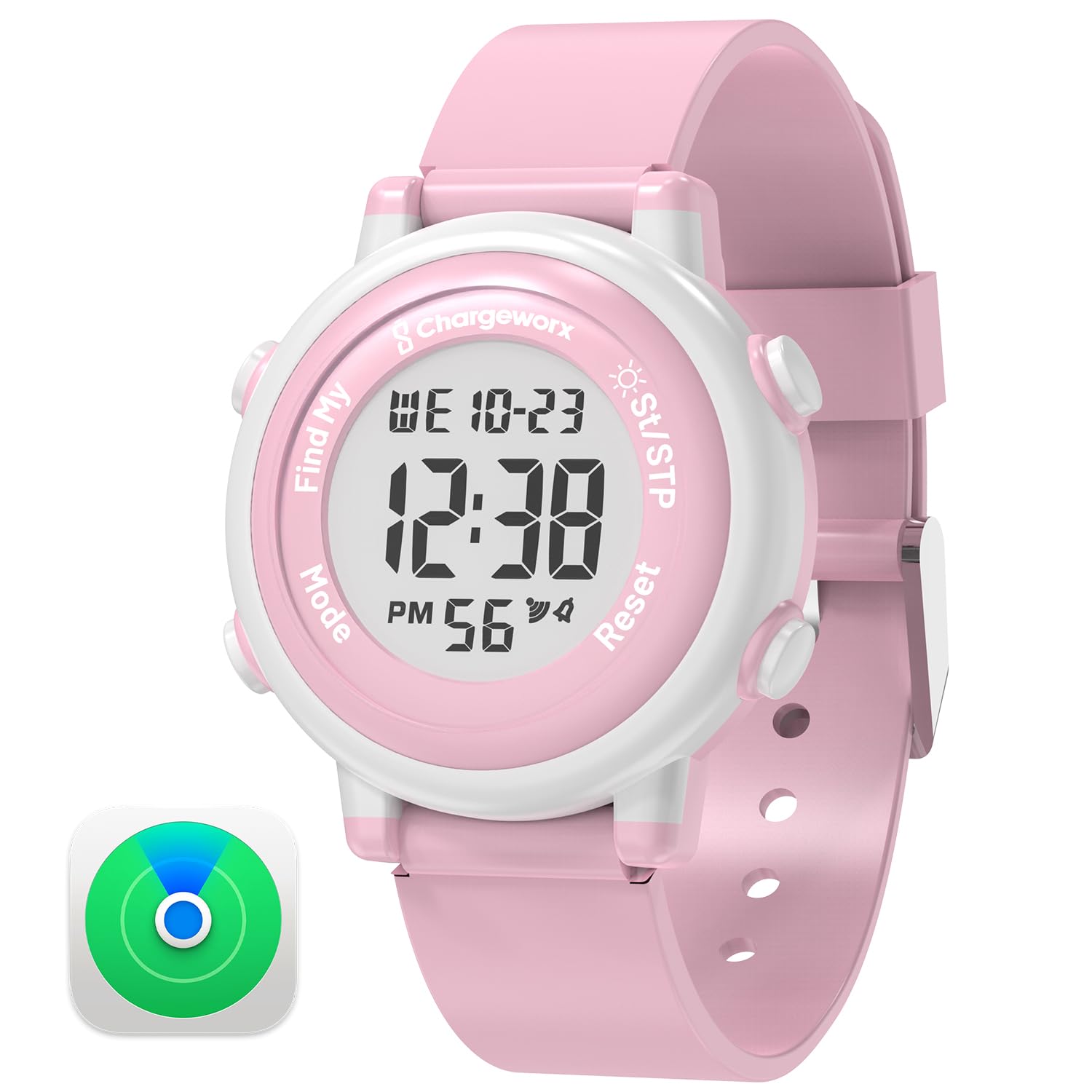 Digital Watch for Kids w/Apple Find My Tracker for Boys & Girls Ages 4-12