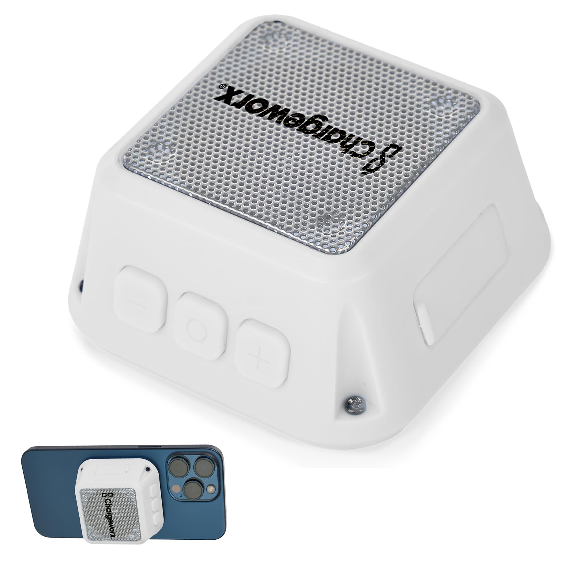 Magnetic Portable Bluetooth Speaker, Phone Stand for iPhone & Android