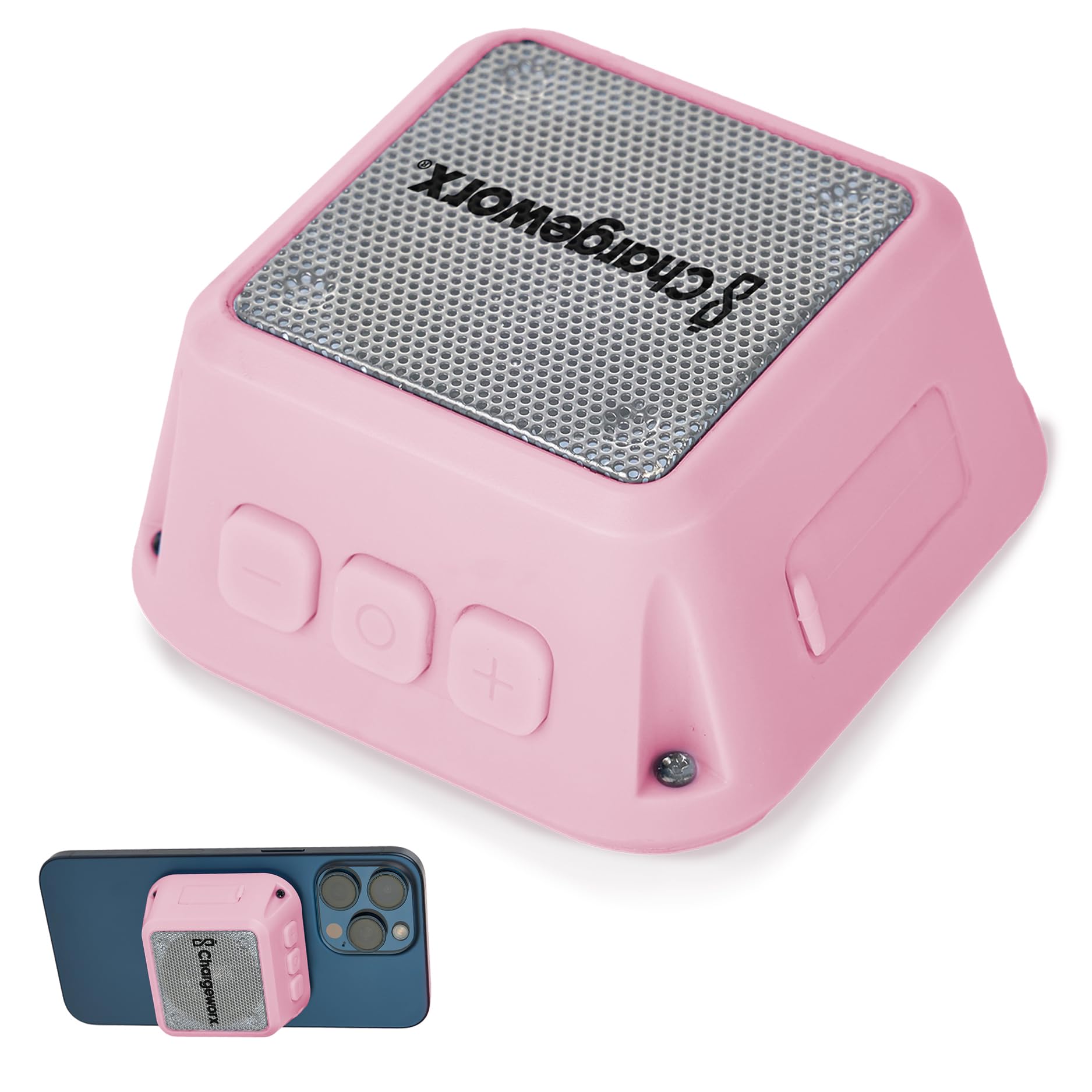 Magnetic Portable Bluetooth Speaker, Phone Stand for iPhone & Android