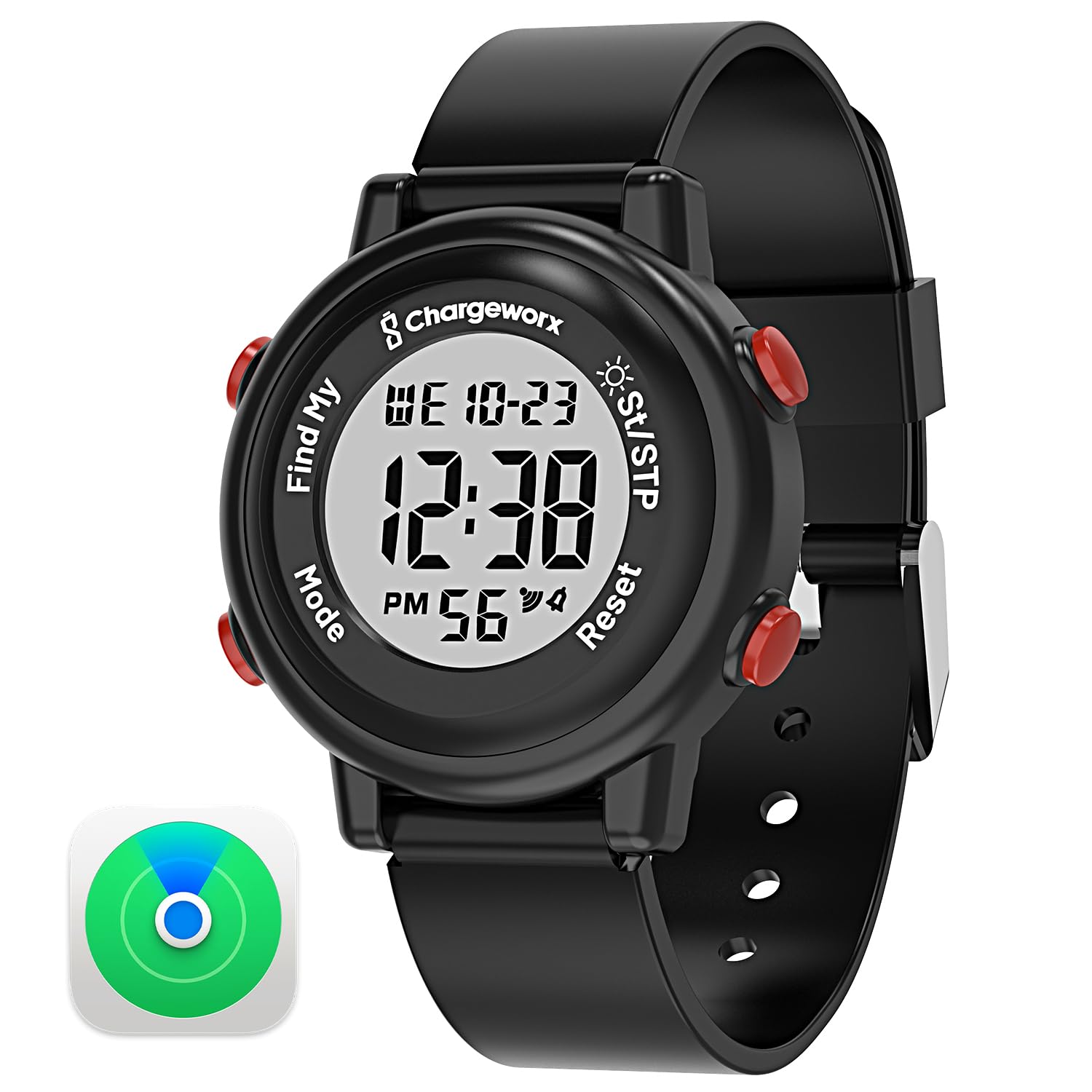 Digital Watch for Kids w/Apple Find My Tracker for Boys & Girls Ages 4-12