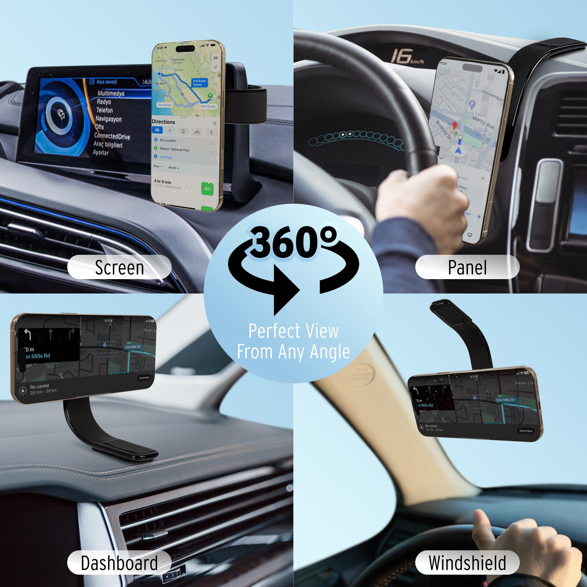 MagSafe Car Mount for iPhone & Android