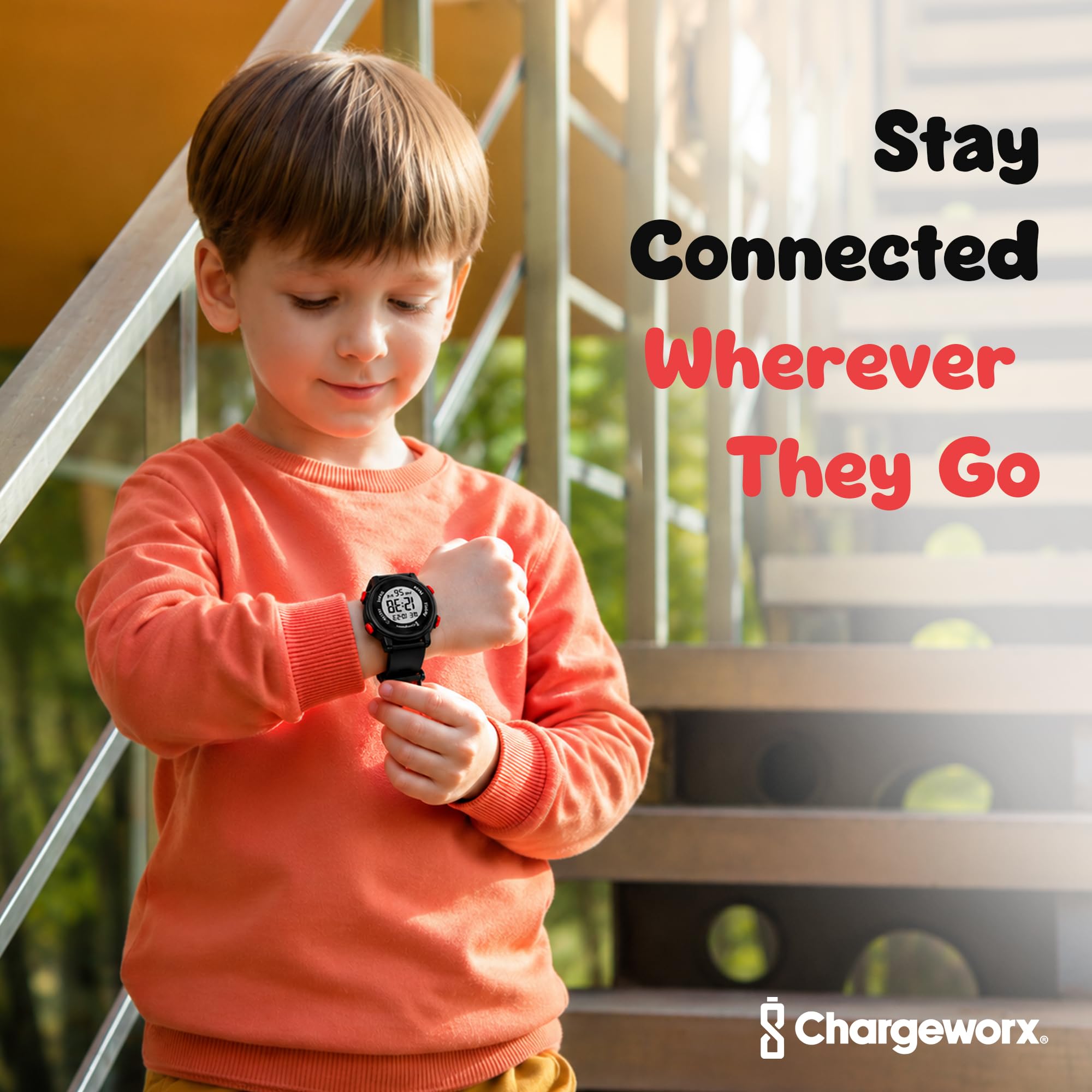 Digital Watch for Kids w/Apple Find My Tracker for Boys & Girls Ages 4-12