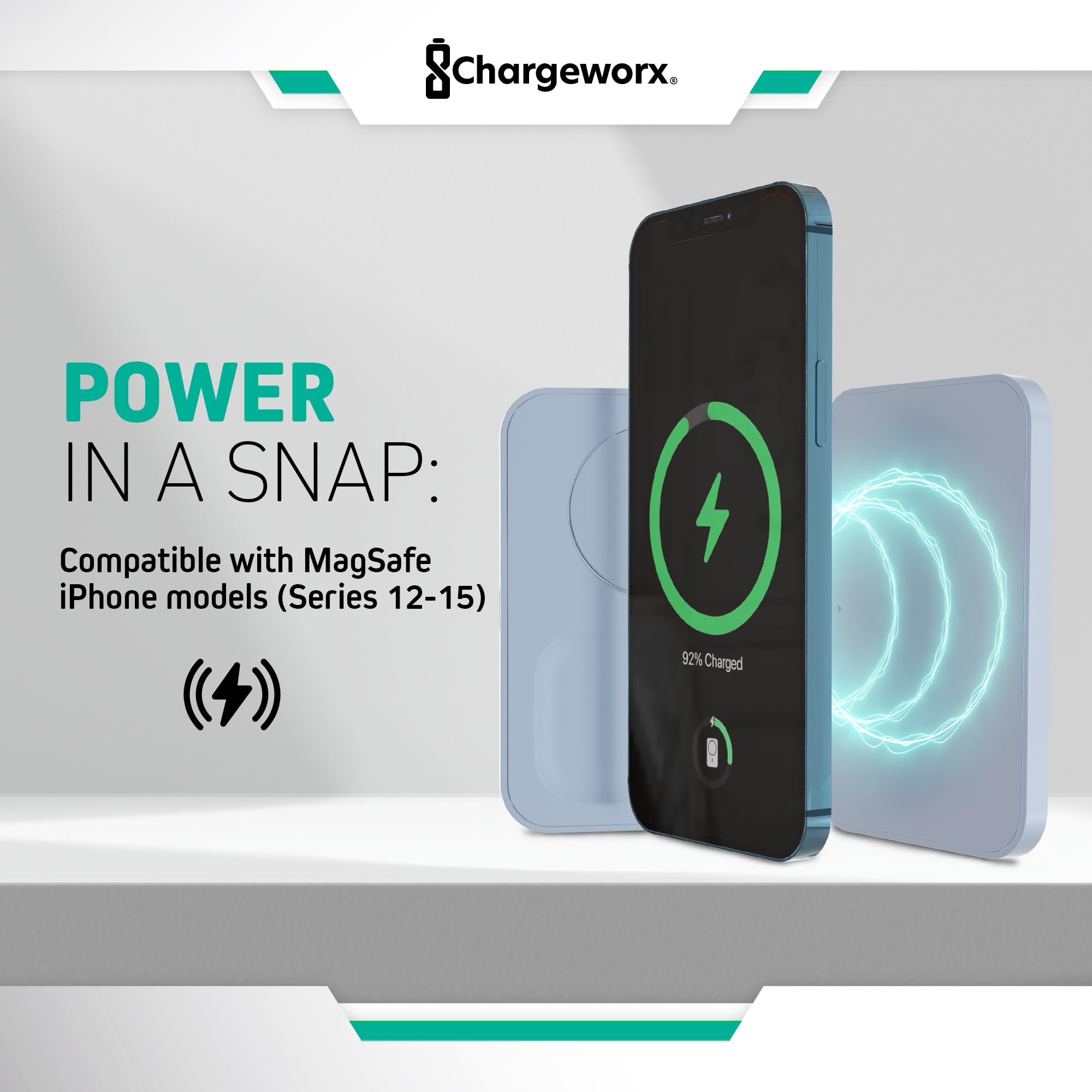 3-in-1 MagSafe Wireless Charging Station for iPhone, AirPods & Apple Watch