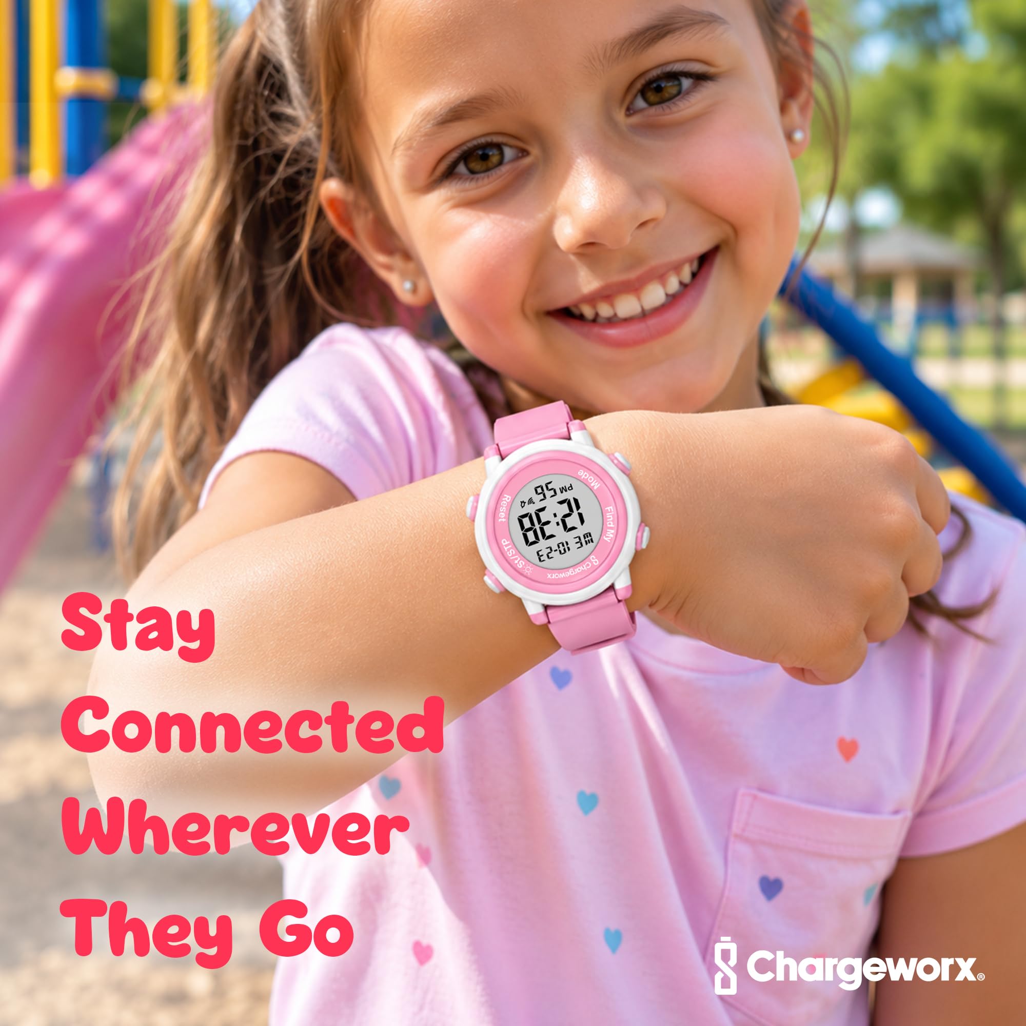 Digital Watch for Kids w/Apple Find My Tracker for Boys & Girls Ages 4-12