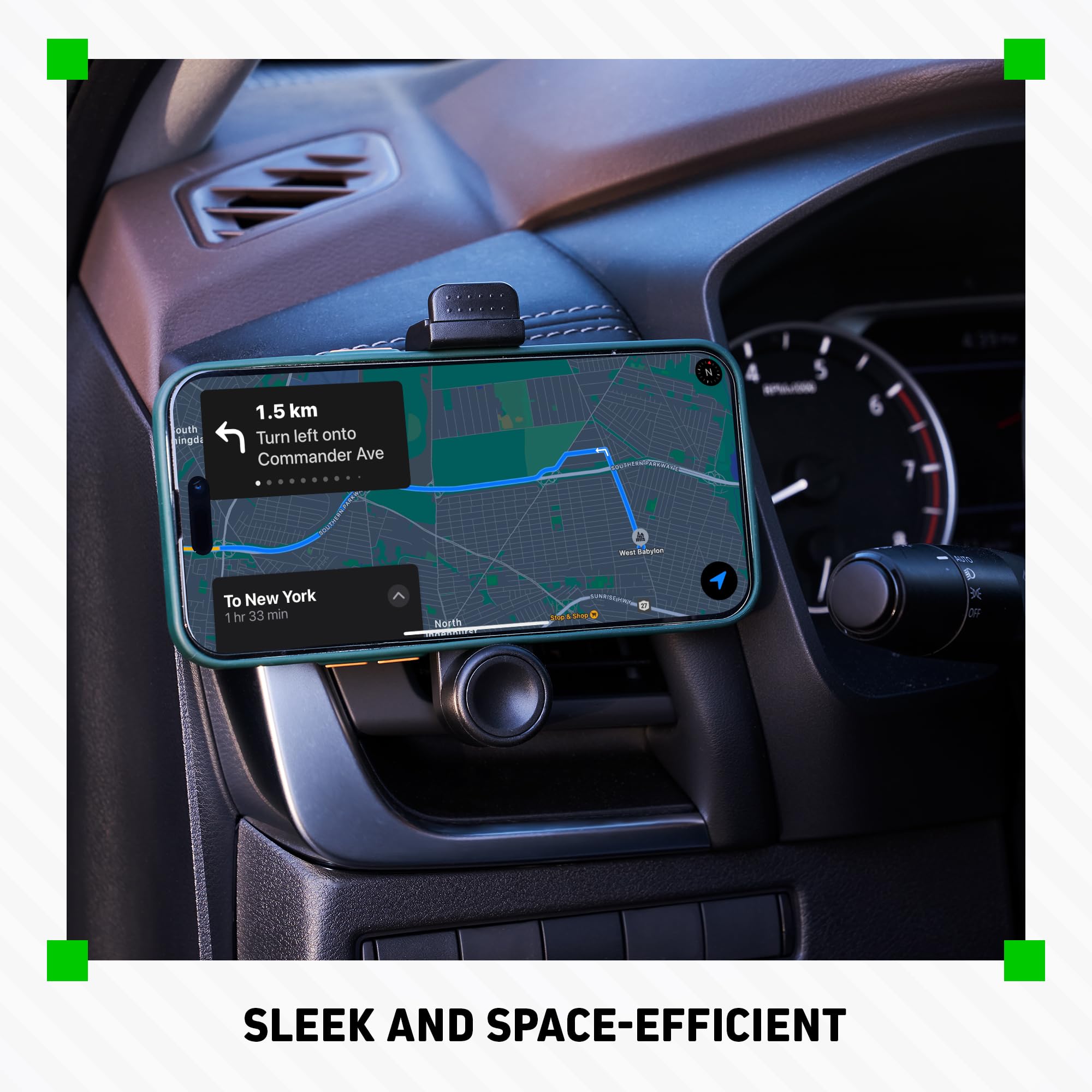Car Vent Phone Mount, 360° Rotation, Fits iPhone 17 Pro Max, Samsung & More