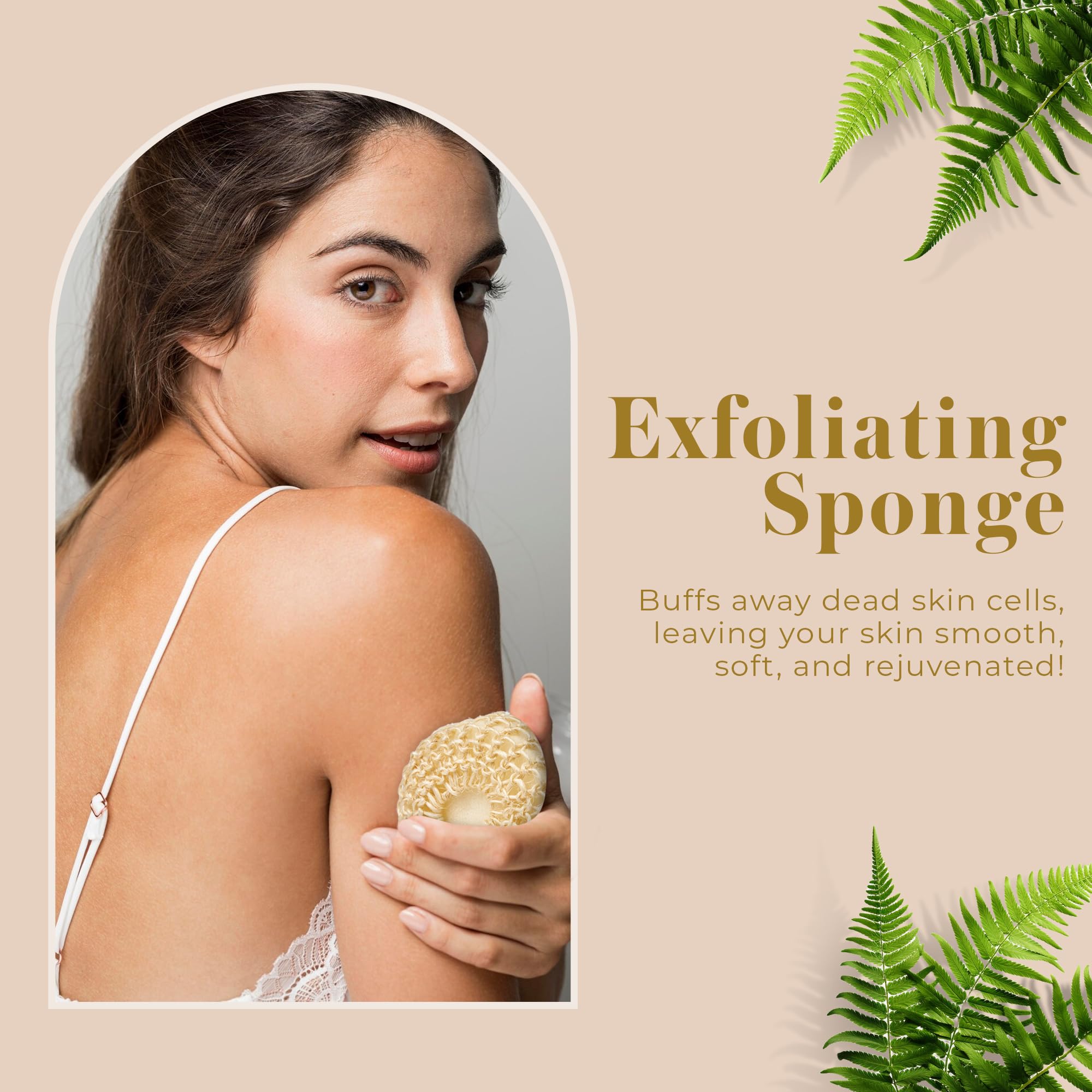 6-PC Skincare Set, Spa Gift Basket & Bath Accessories, Spa Day Essentials Wooden Massage Tools, Hair Brush, Pumice Stone & Loofah Puff, Self-Care Gifts For Women Birthday, Anniversary, Mother'S Day