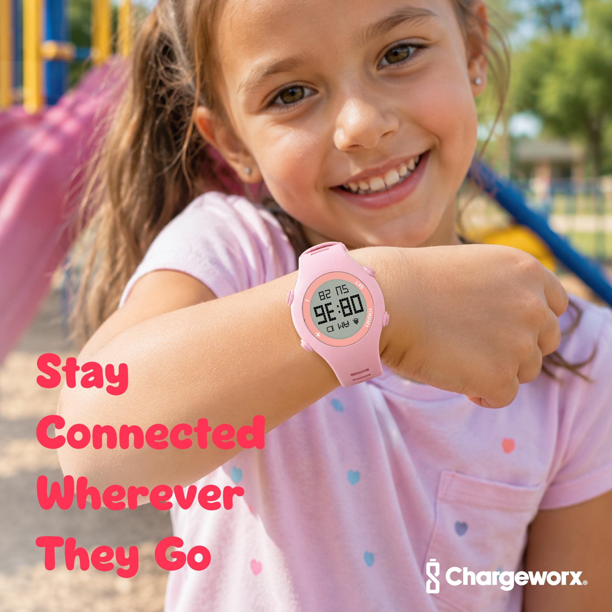 Kids Tracker Watch, Works w/ Apple Find My, Bluetooth Item Tracker Built-In