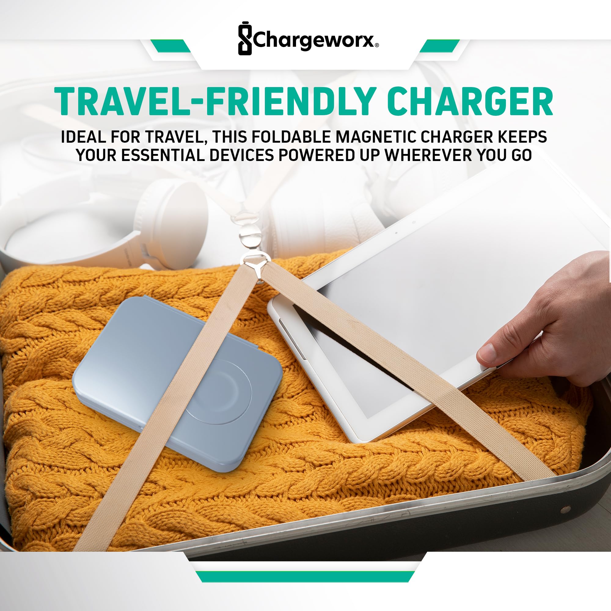 3-in-1 MagSafe Wireless Charging Station for iPhone, AirPods & Apple Watch