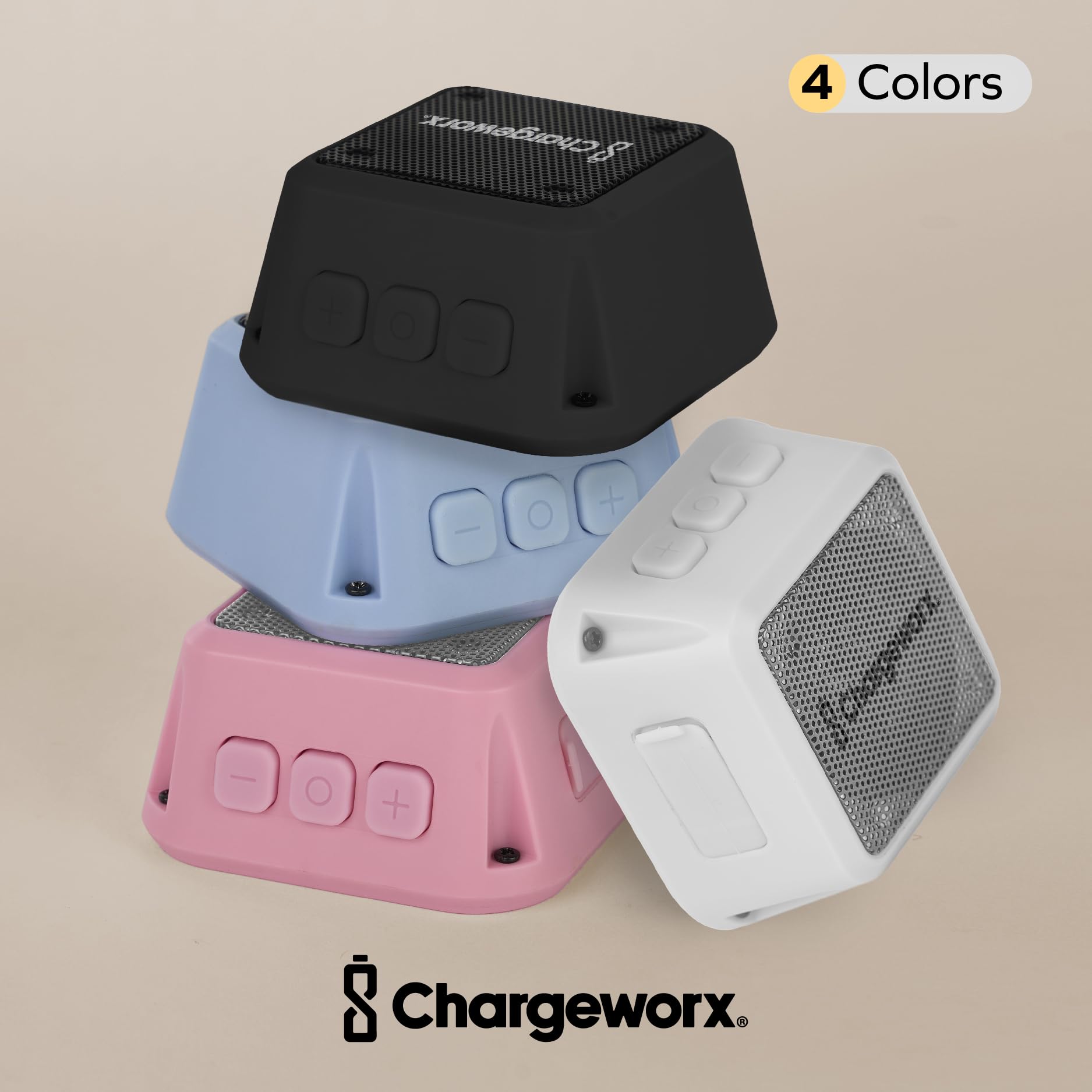 Magnetic Portable Bluetooth Speaker, Phone Stand for iPhone & Android
