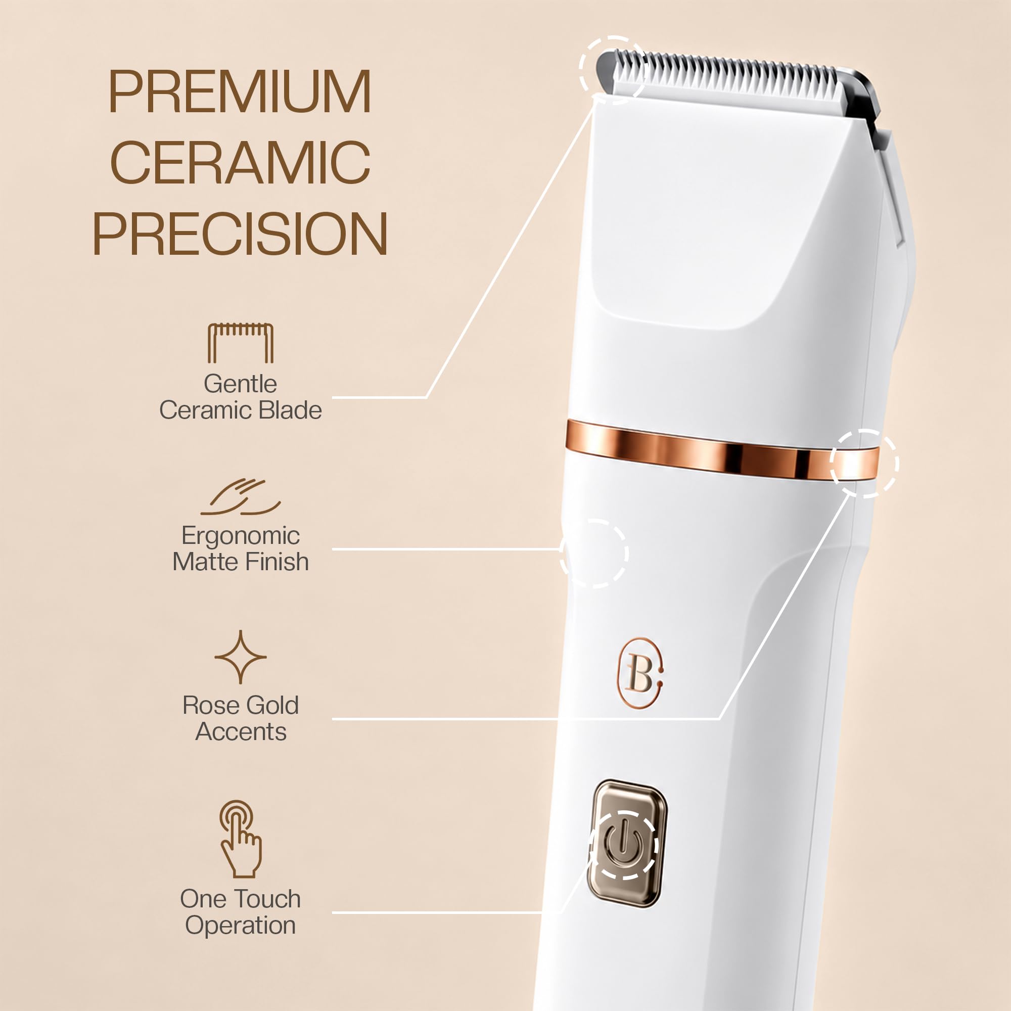 3-in-1 Waterproof Bikini Trimmer for Women