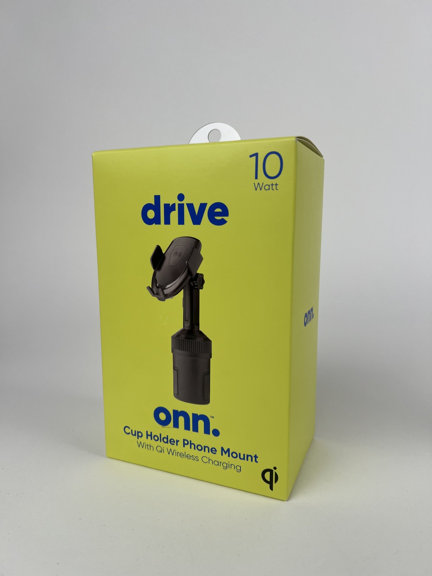 Onn 10W Wireless Charging Car Cup Holder Phone Mount