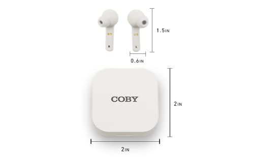 Coby TruFit Lightweight Wireless Earbuds