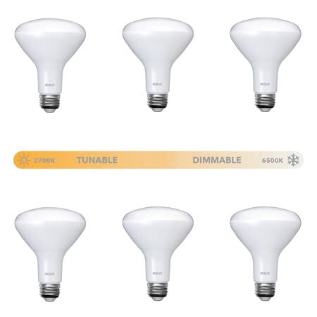 RCA BR30 WiFi LED Bulbs 6-Pack 9W Soft White