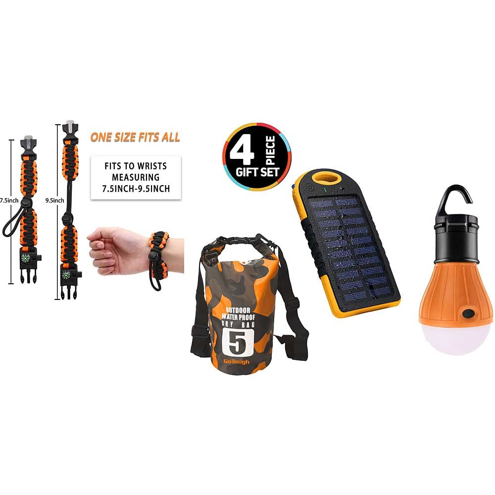 Go Tough Wilderness Camping Set | Camping Kit with Included Waterproof