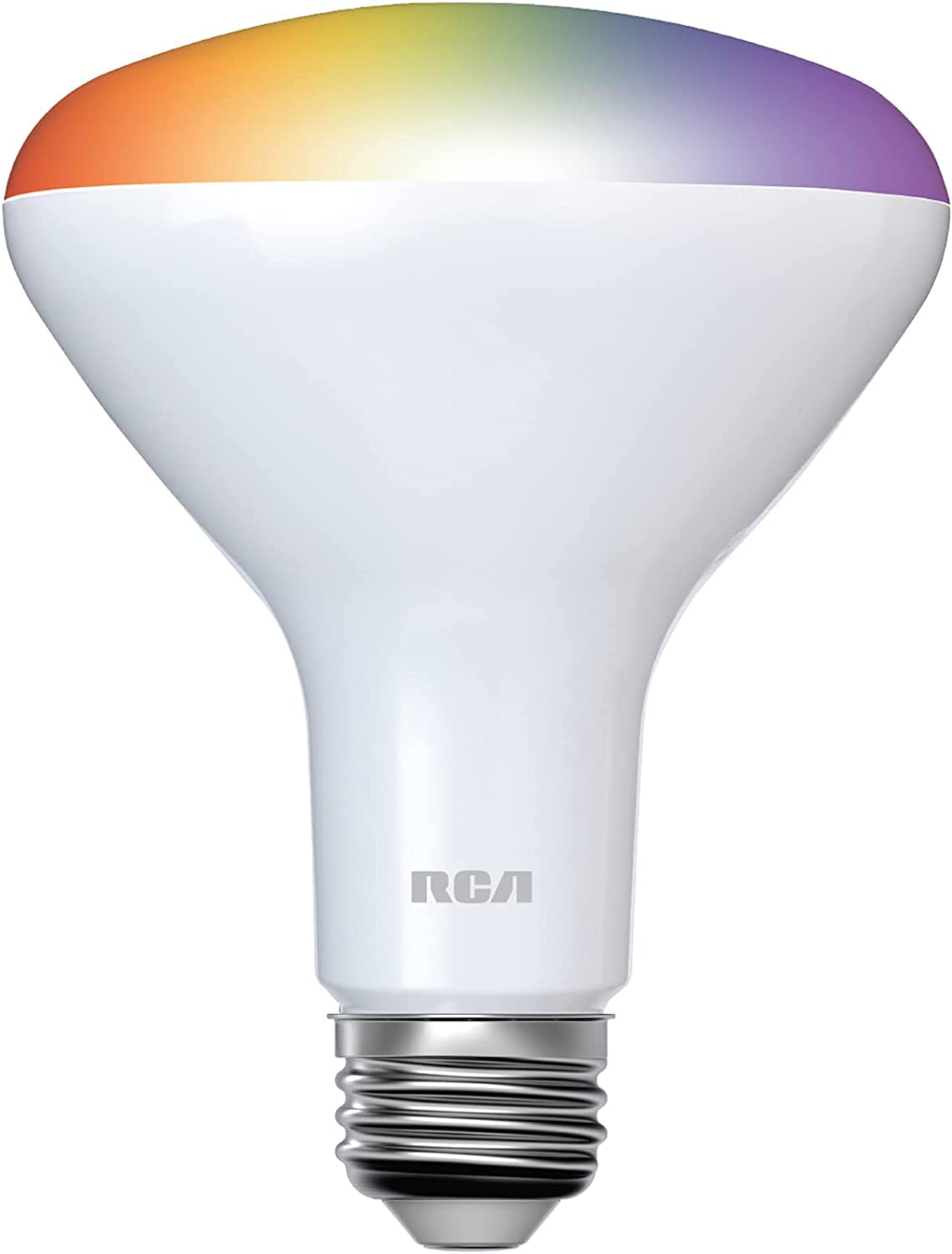 RCA WiFi LED Smart Light Bulb, Indoor Flood Light, 9W, 60W Equiv, Multicolor & White, BR30, 6-Pack