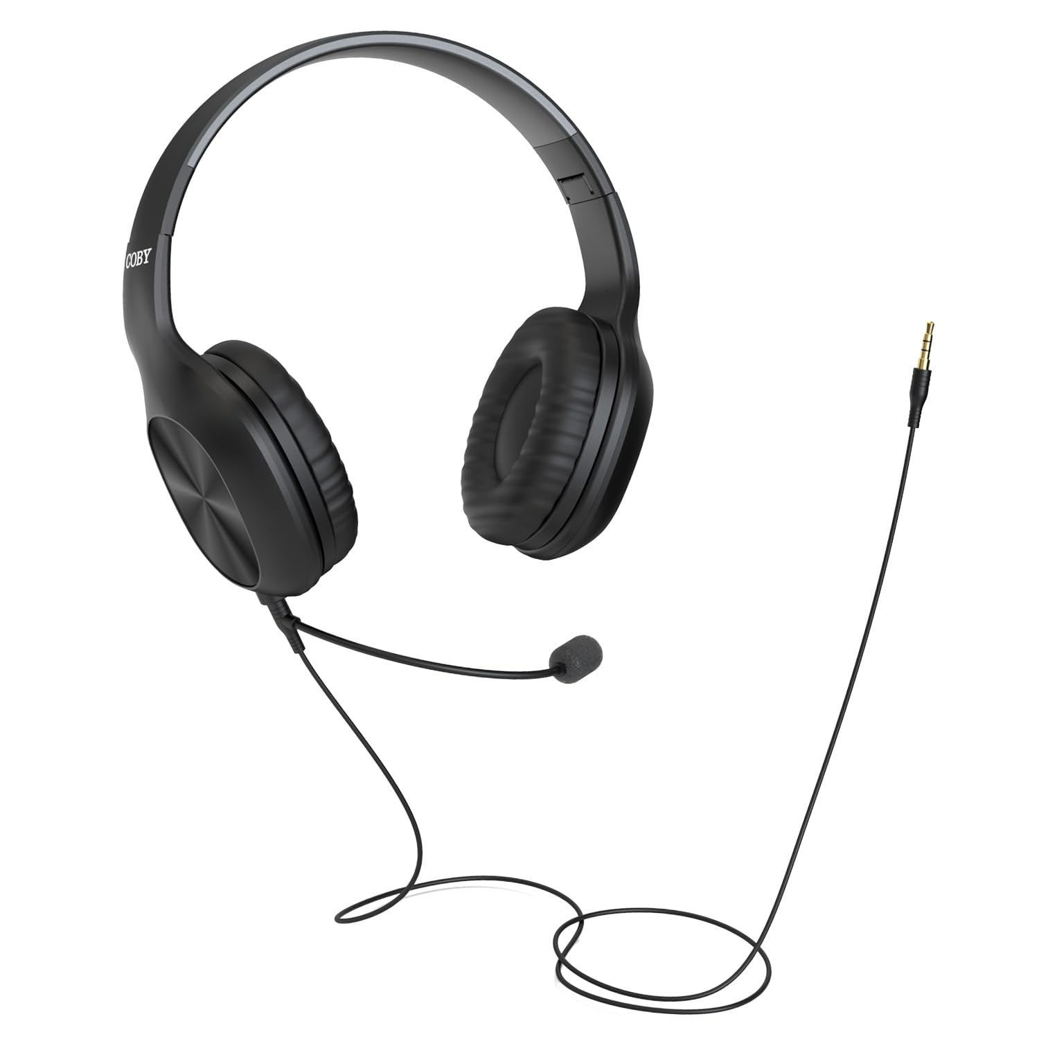 Coby 10-Pack Wired On-Ear Headphones (No Boom Mic)