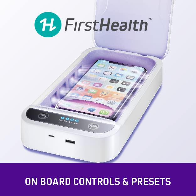 First Health UV Light Sanitizer, Phone Sanitizer UV Box