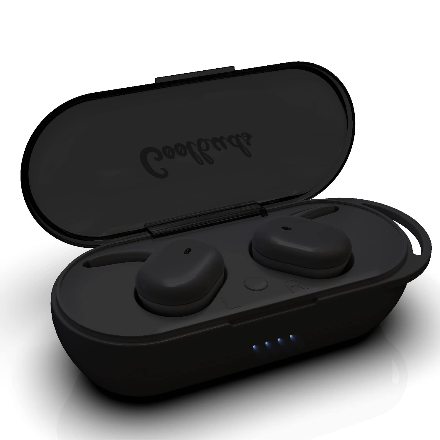 Coolbuds TruFit Wireless Bluetooth 5.3 Earbuds (White)