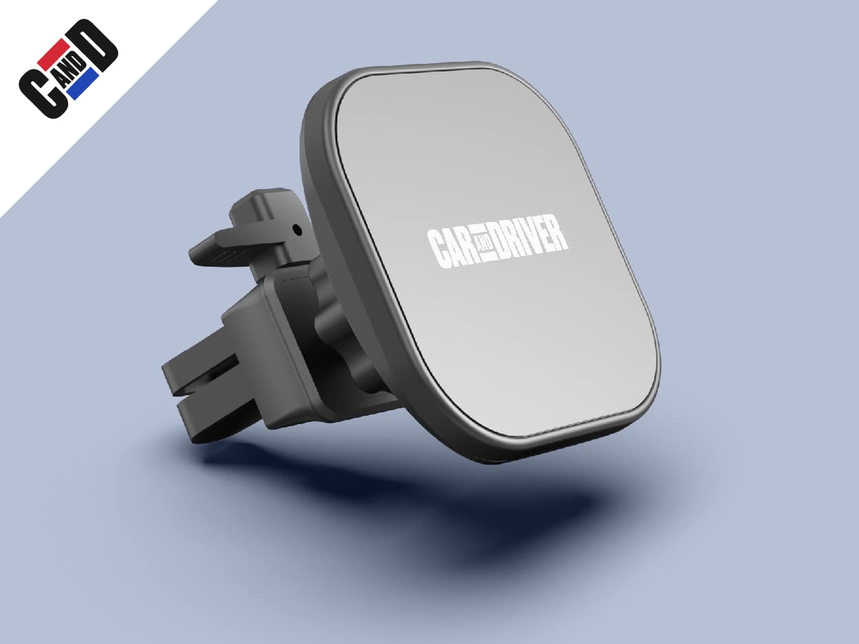 Car and Driver Magnetic Phone Mount for Car Vent & Dual USB C Car Charger Bundle Pack