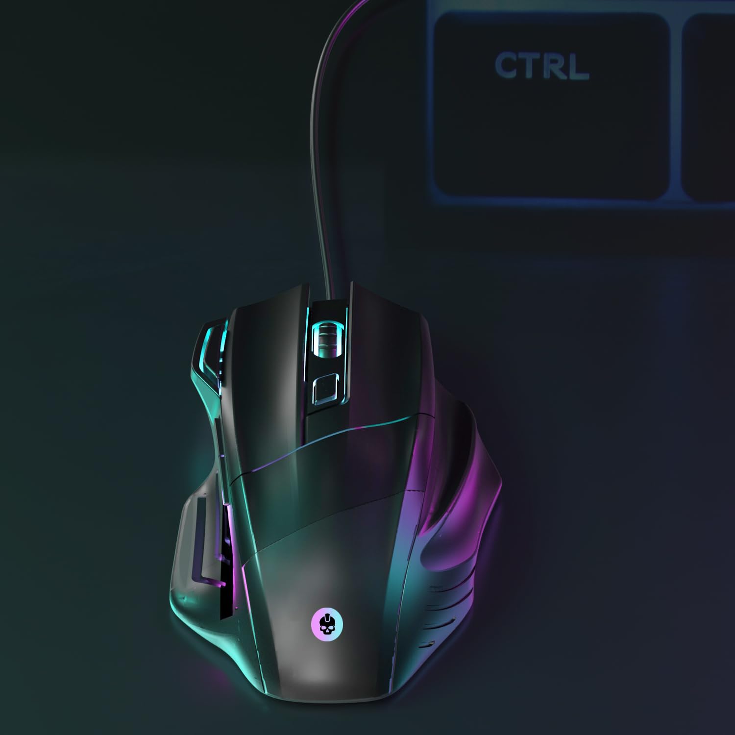 GAME PUNK Pro Series Optical Wired Gaming Mouse - RGB Lighting