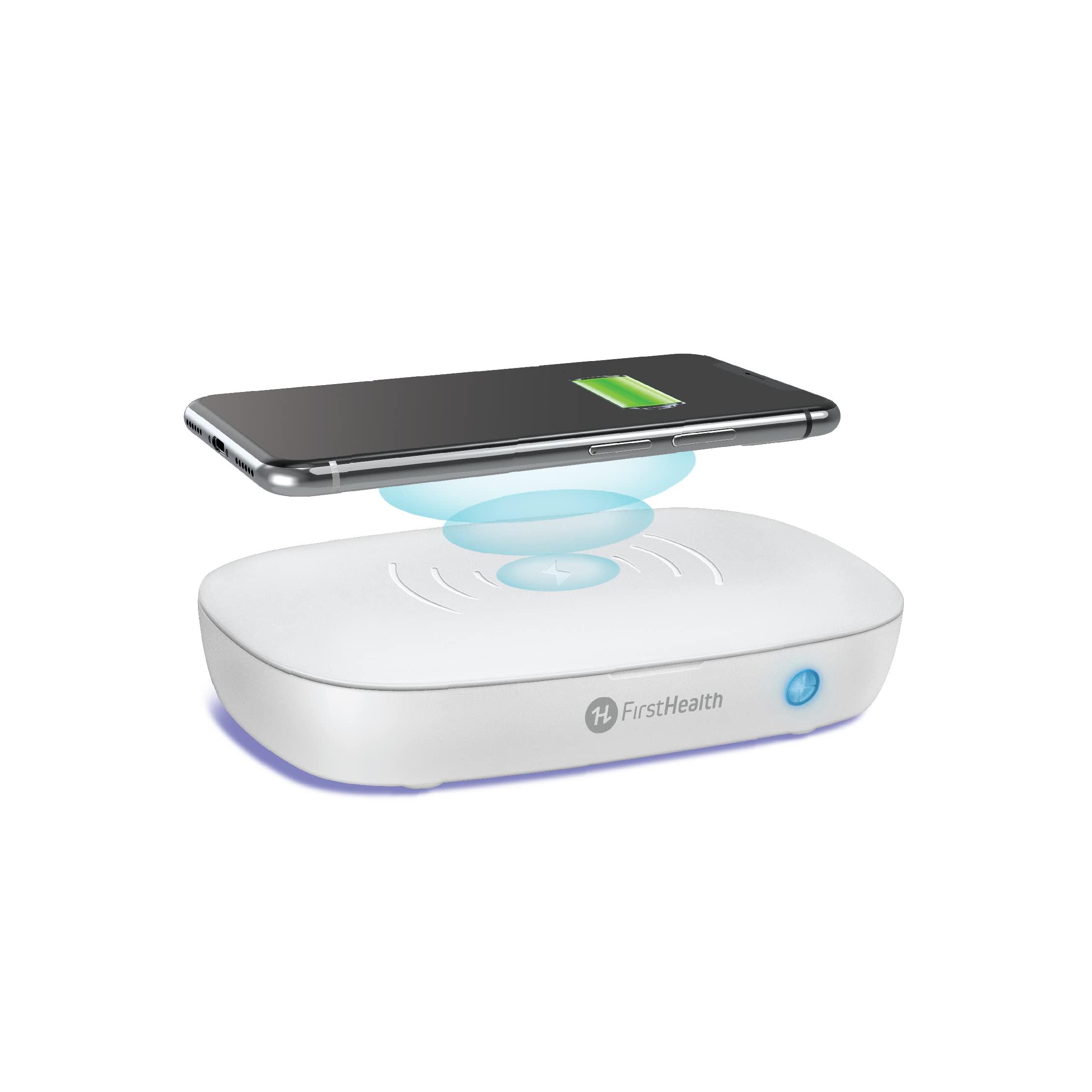 FirstHealth UV Smartphone Sanitizer, 10W High Speed Wireless Charger