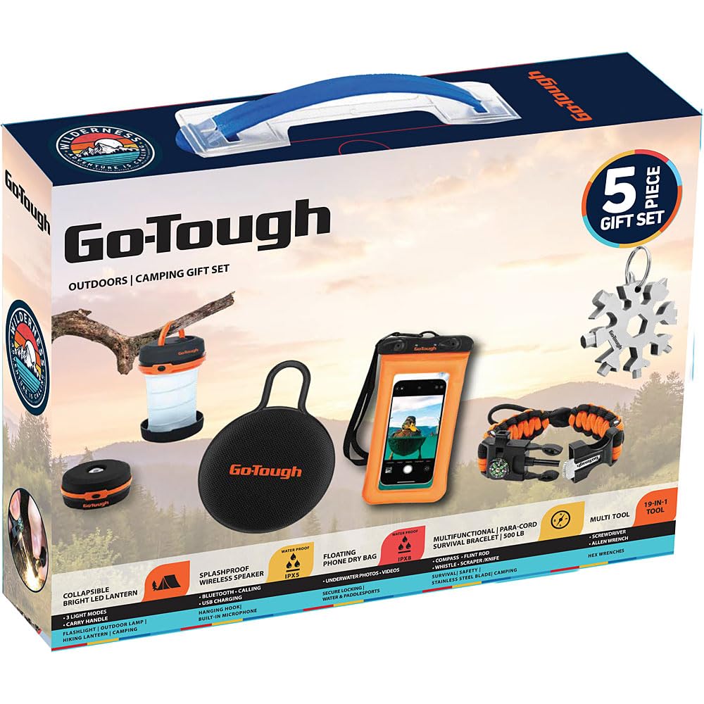 Go Tough Camping Gear and Accessories| Camping Kit with Included Waterproof