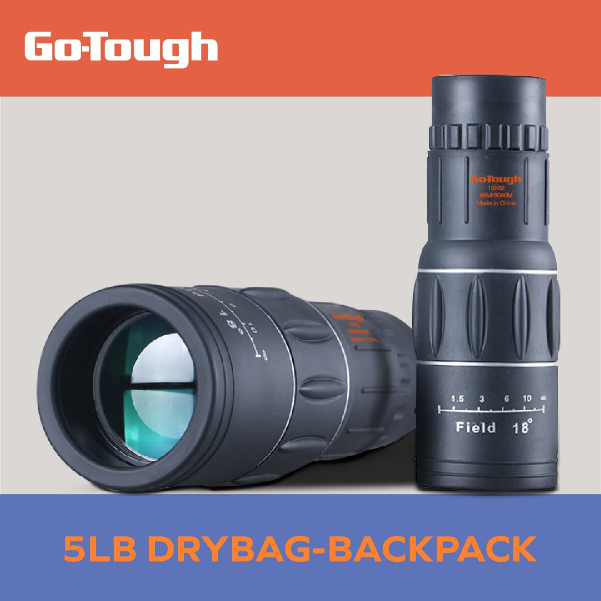 Go Tough Wilderness Camping Set | Camping Kit with Included Waterproof