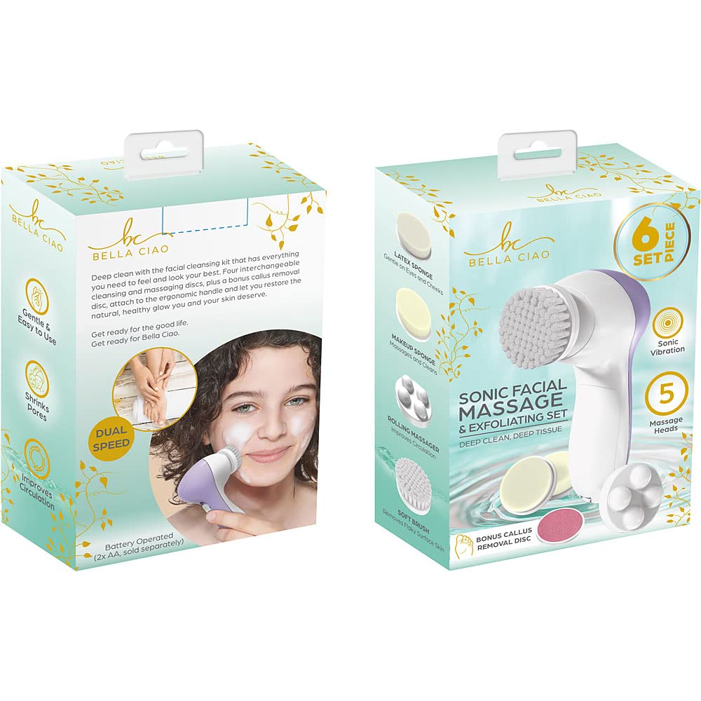 Bella Ciao 6-Piece Cleansing and Exfoliating Kit (Lavender)