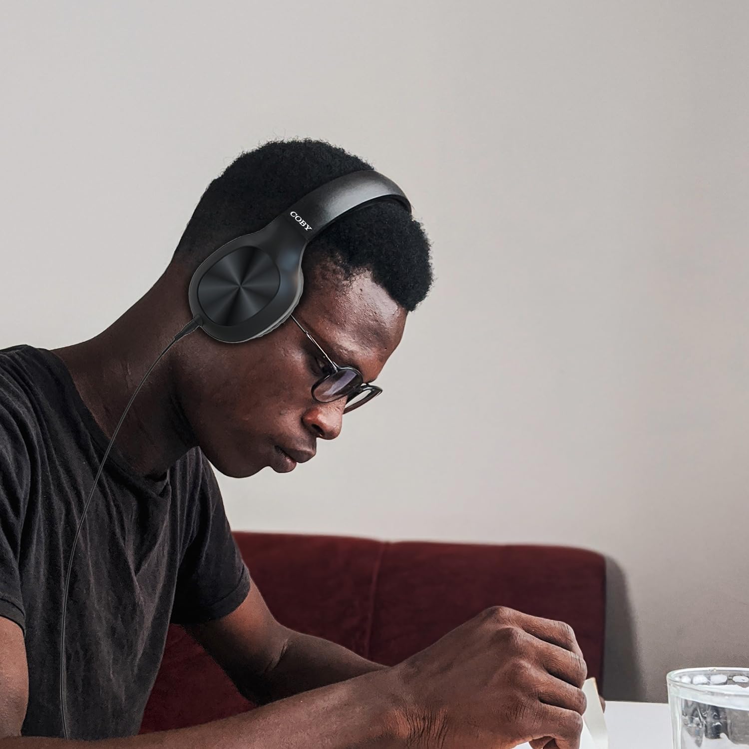 Coby 10-Pack Wired On-Ear Headphones (No Boom Mic)