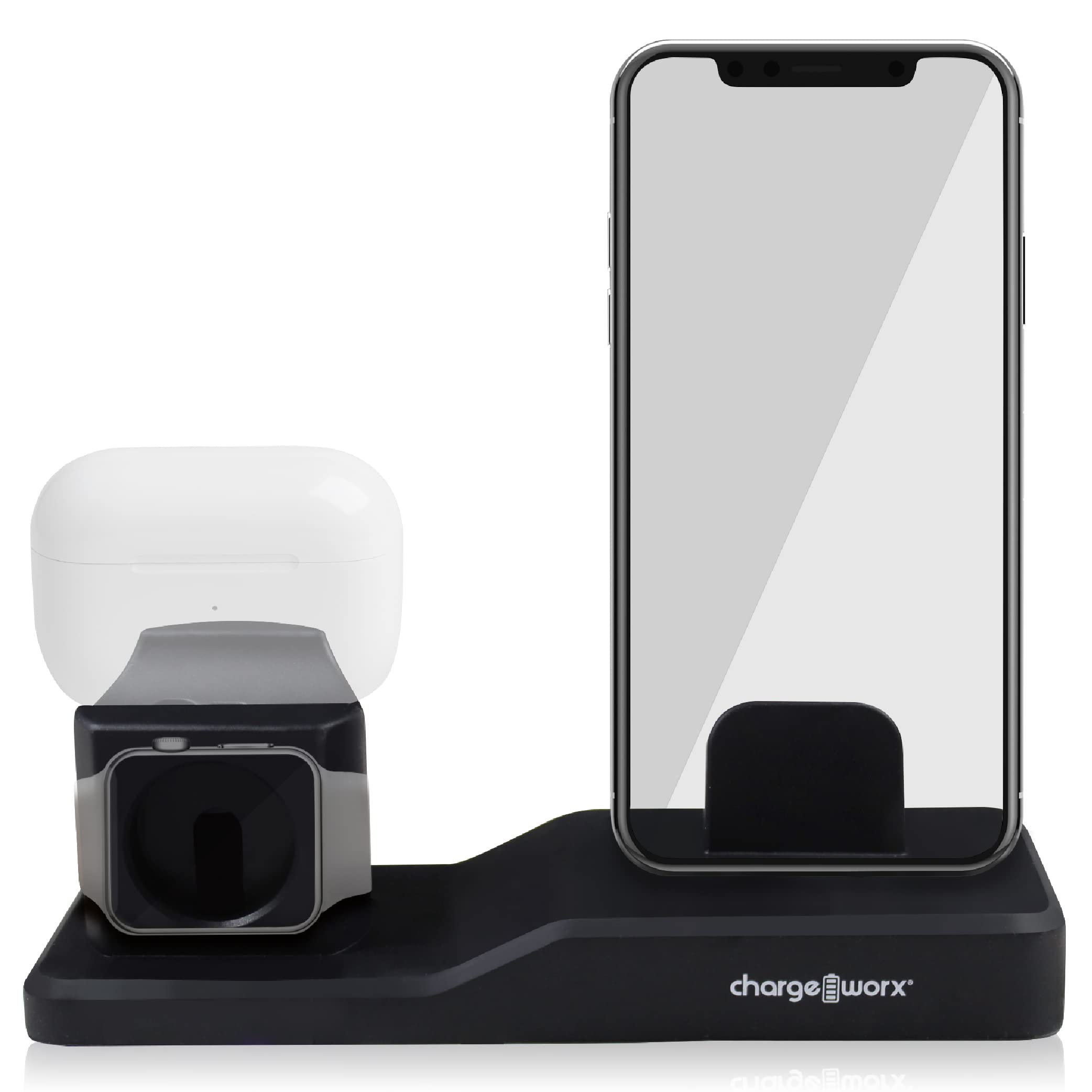 Chargeworx 3-in-1 Multi-Charging Stand Portable Apple Watch