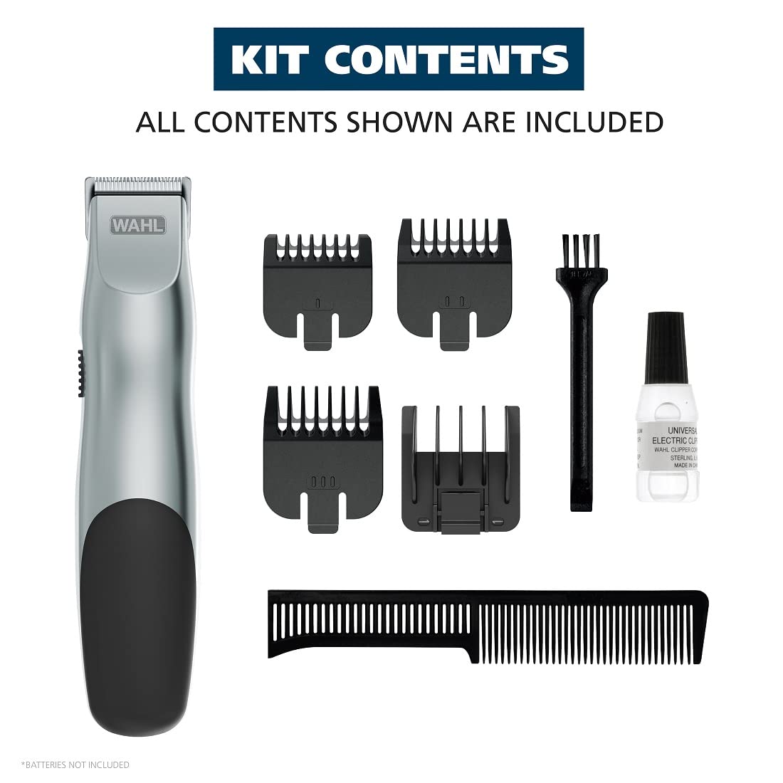 WAHL Groomsman Battery Operated Facial Hair Trimmer