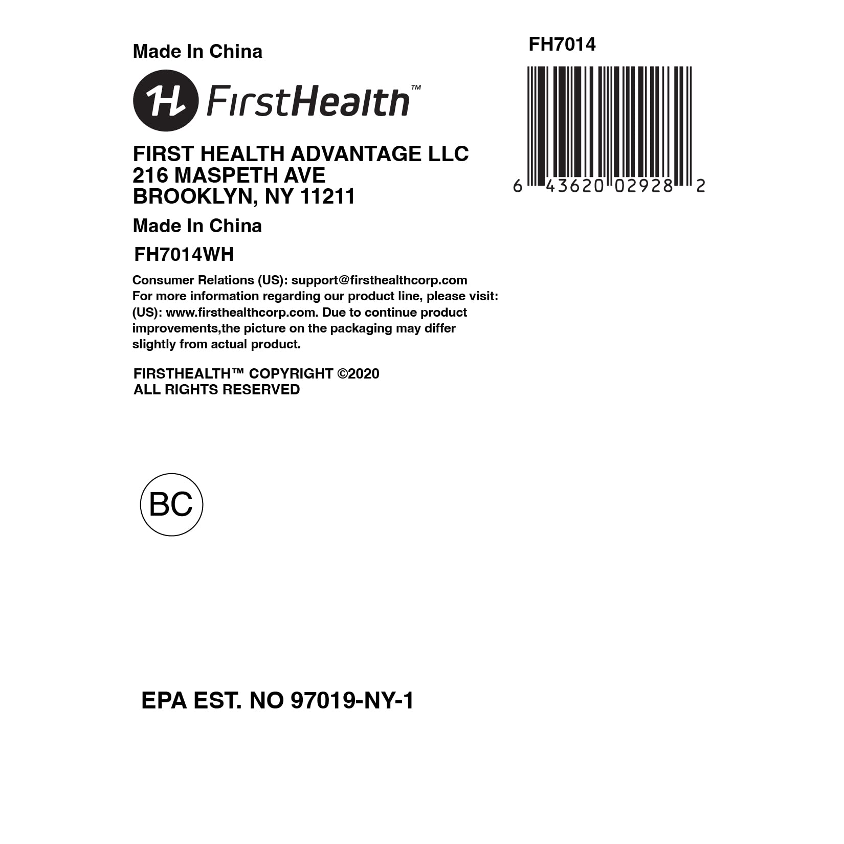 First Health UV Light Sanitizer, Phone Sanitizer UV Box
