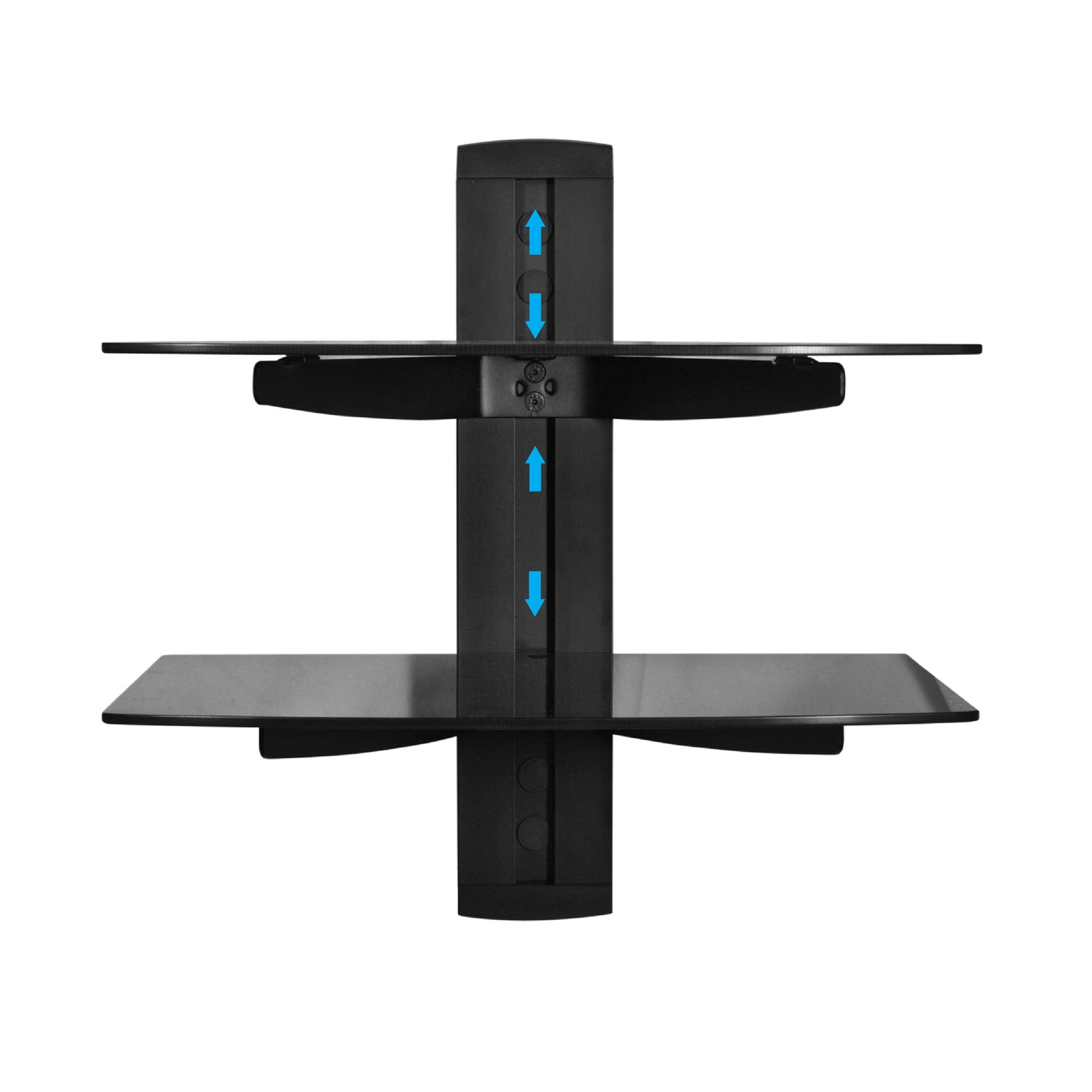Ematic Component Wall Mount Kit with Cable Management for DVD Players, DVRs and Gaming Systems
