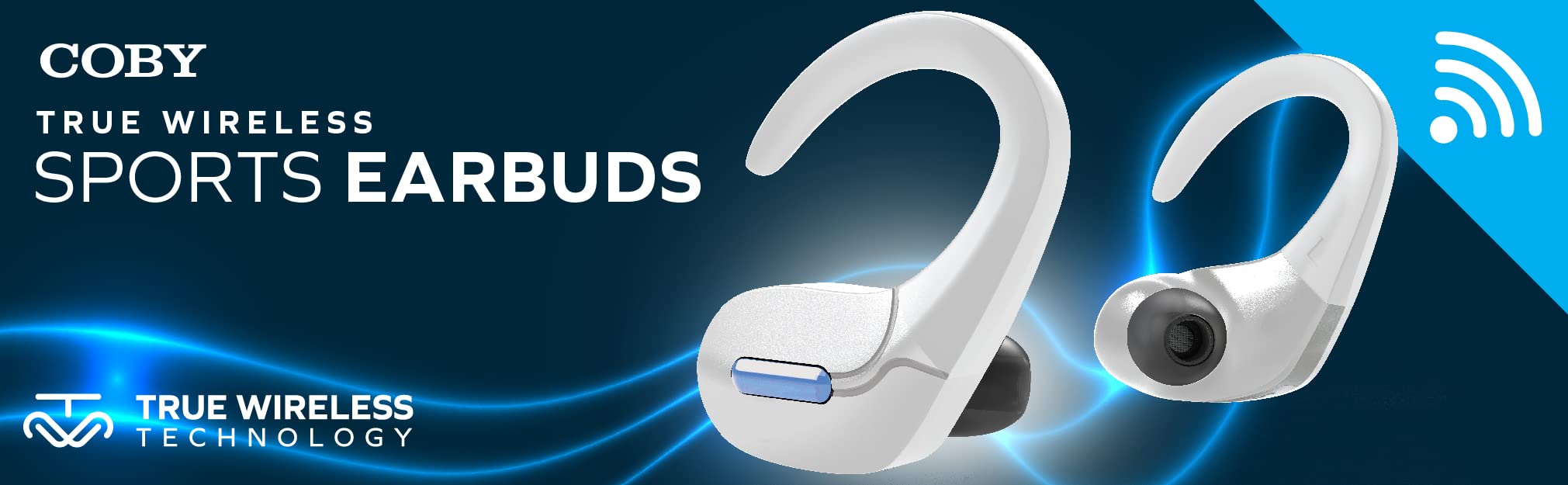 Coby True Wireless Sports Ear Buds