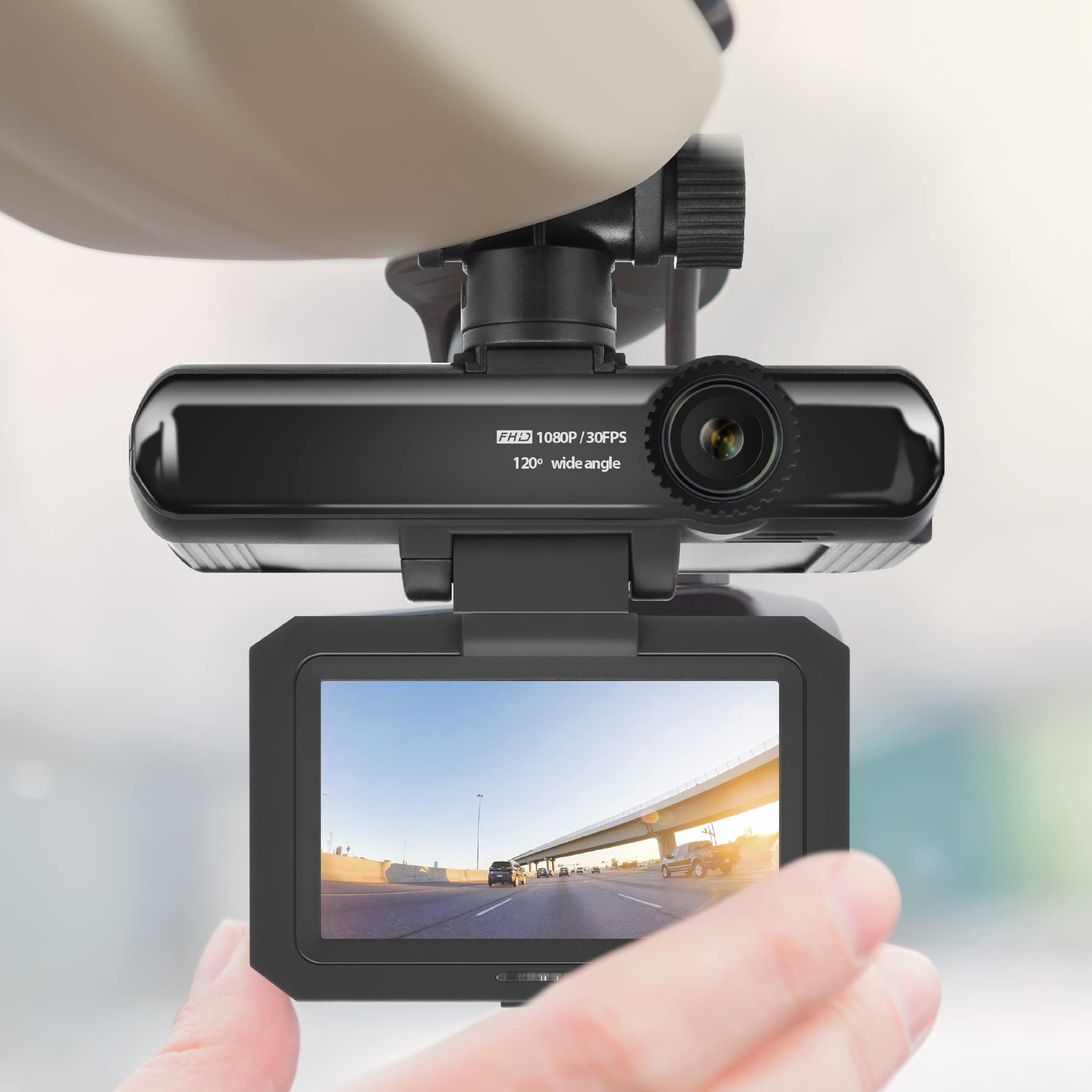Coby Car Dash Cam with Radar Detector